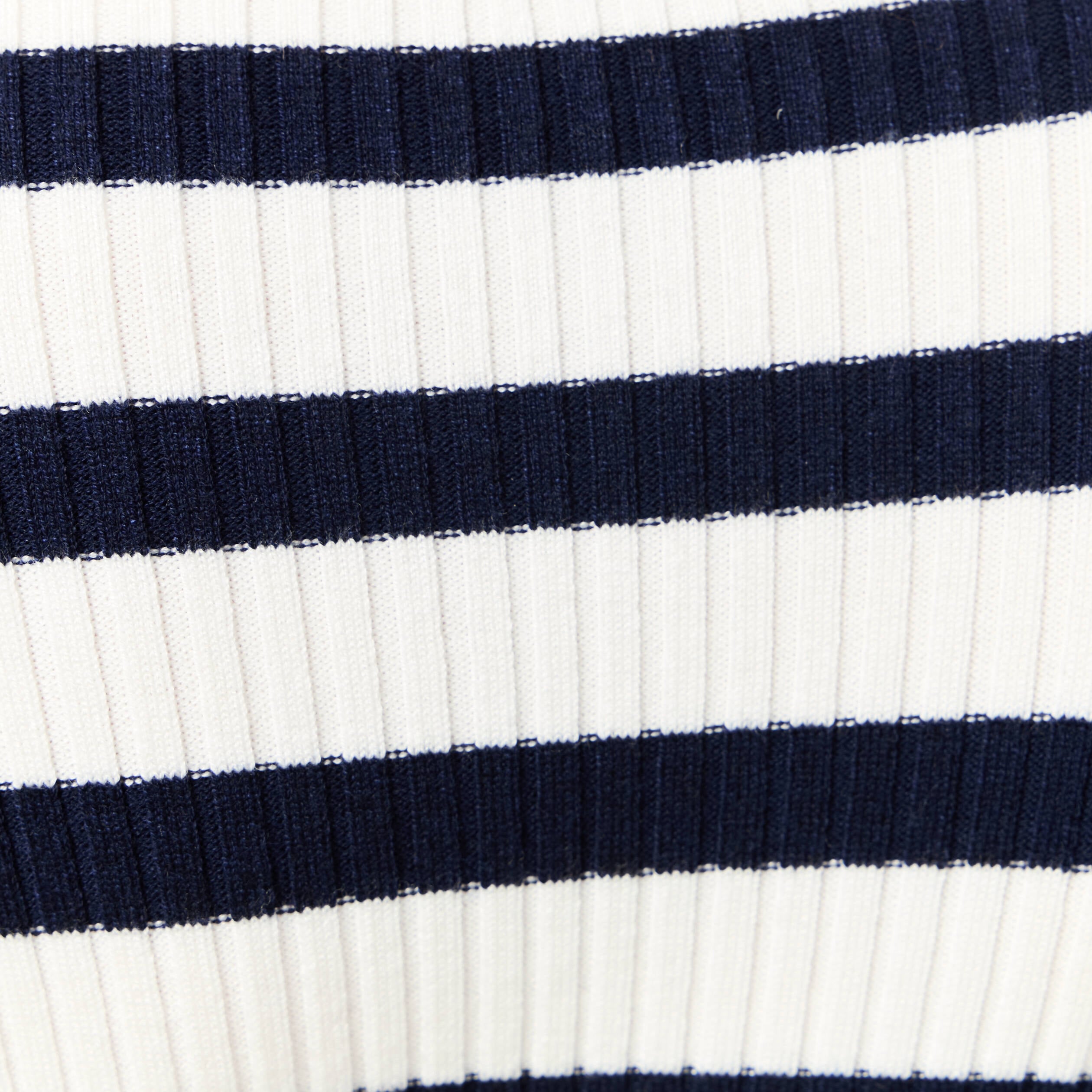 Robe tricot longue ajust&eacute;e bleu marine femme