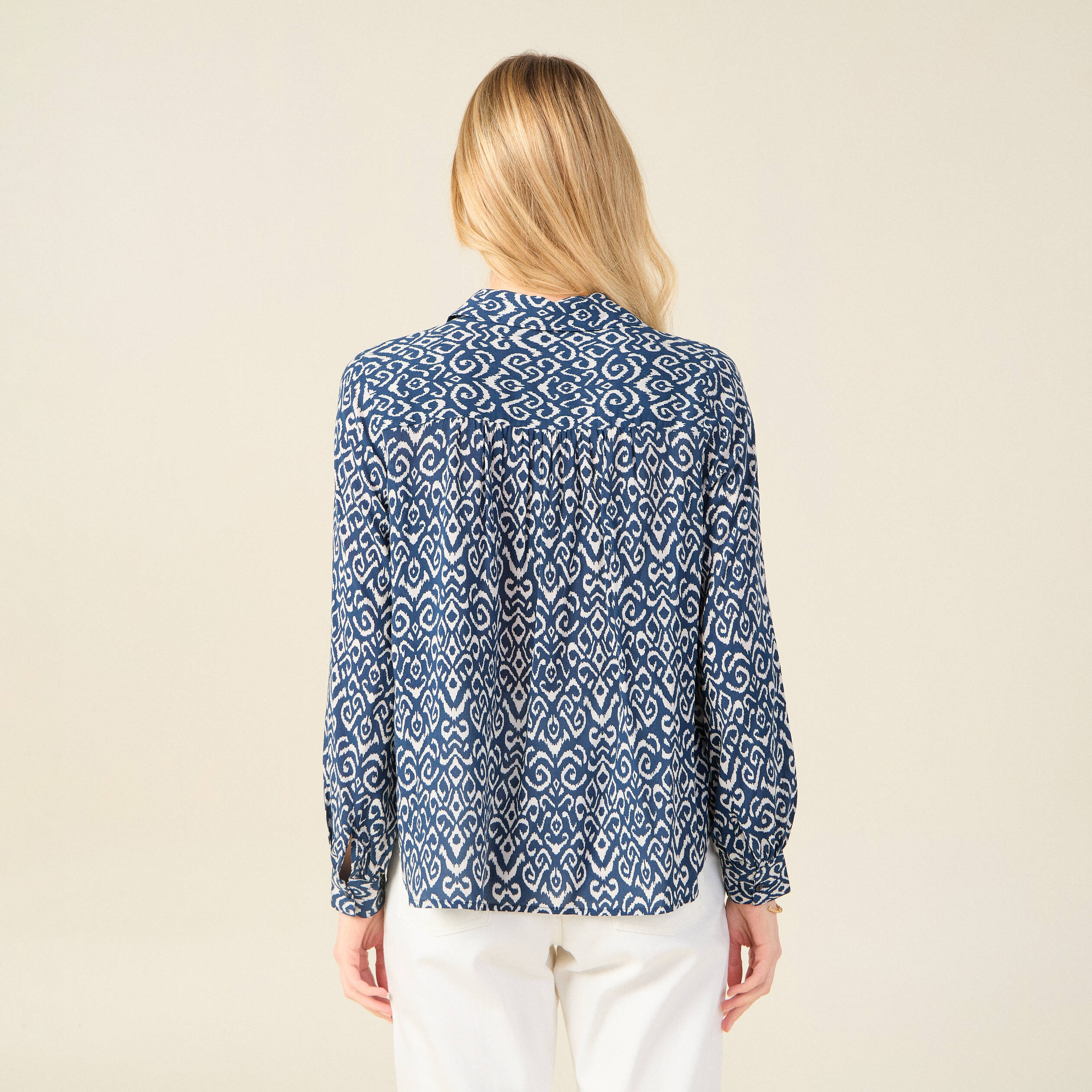 blouse manches longues bleu marine femme Blouse manches longues bleu marine femme
