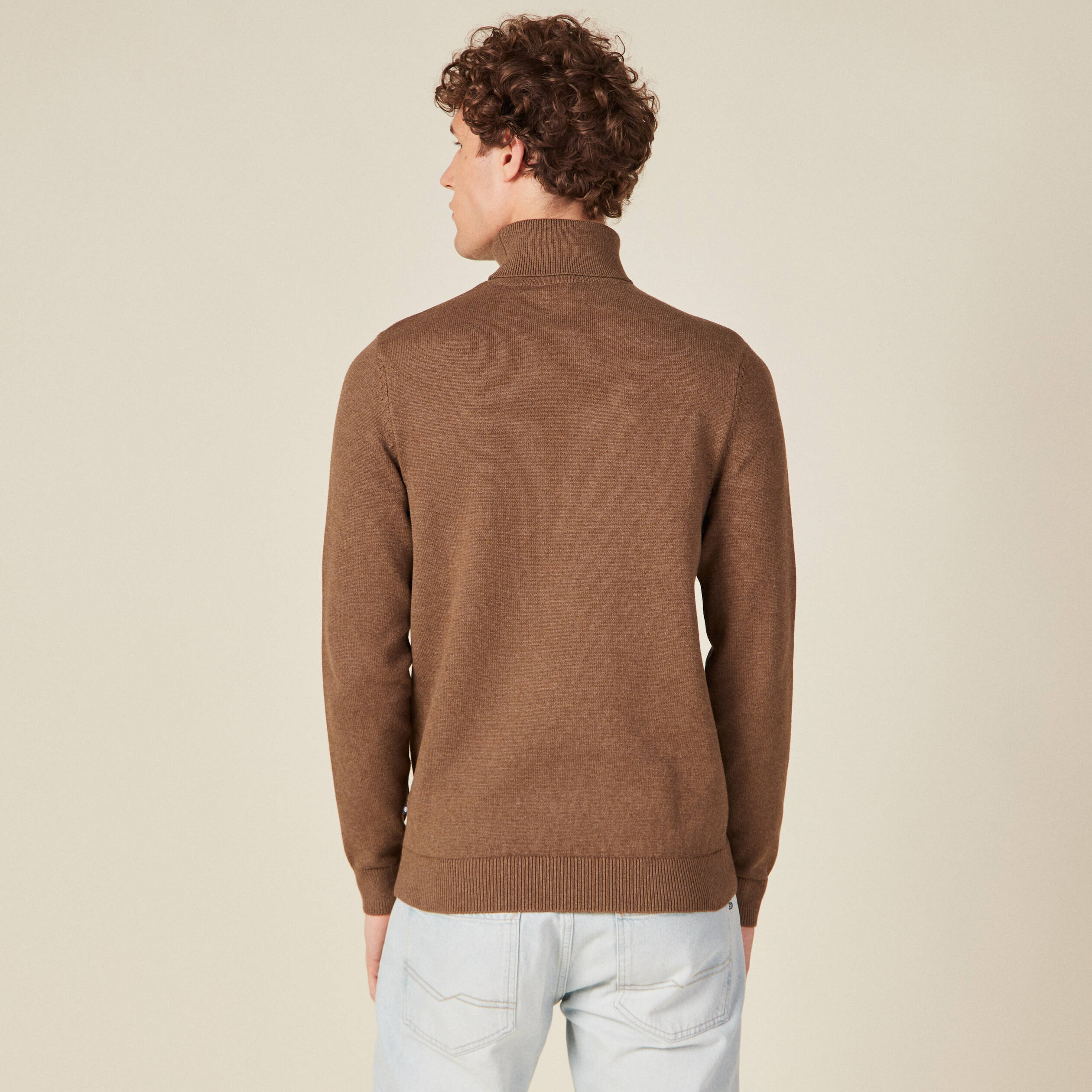 pull manches longues marron homme Pull manches longues marron homme