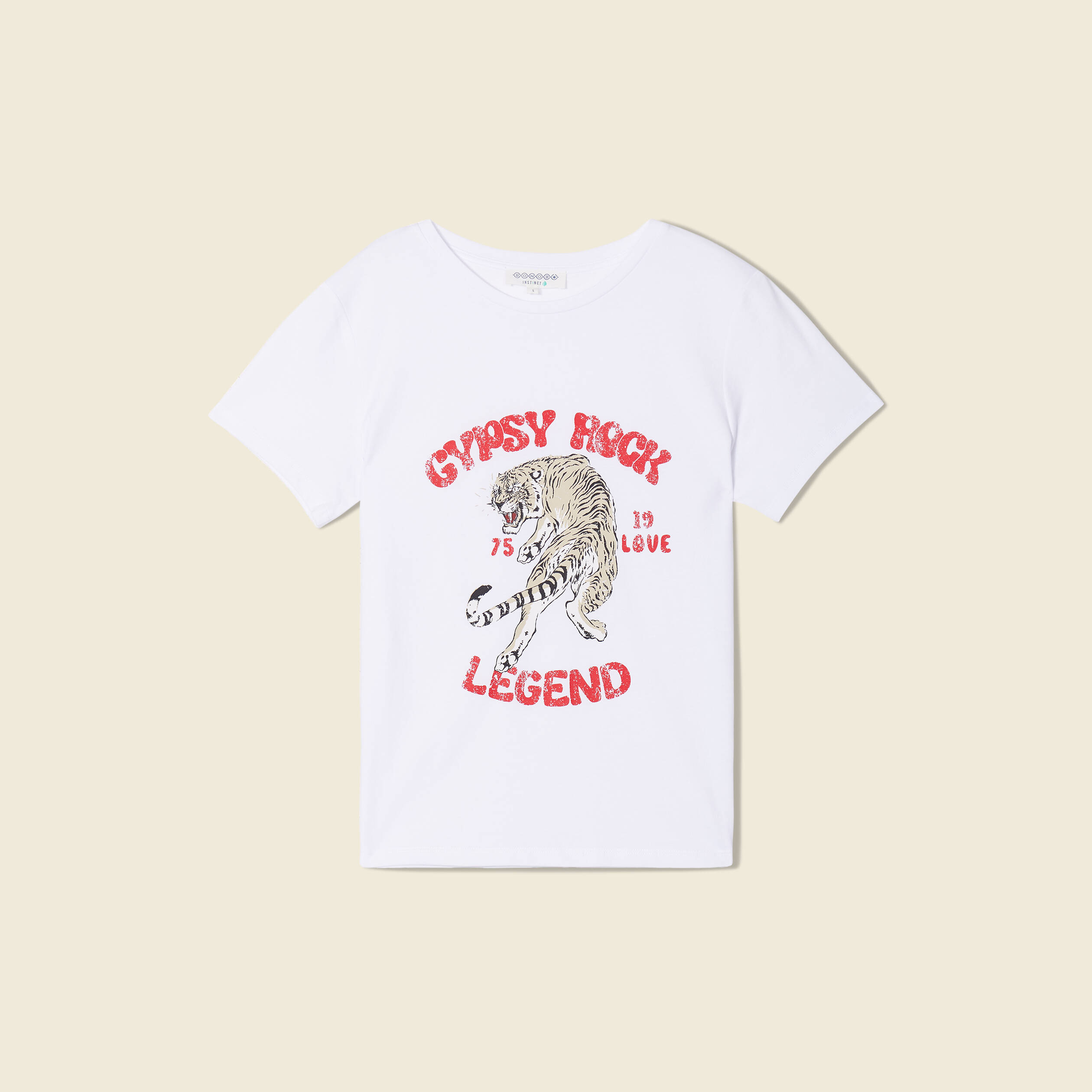 T-shirt éco-responsable blanc femme