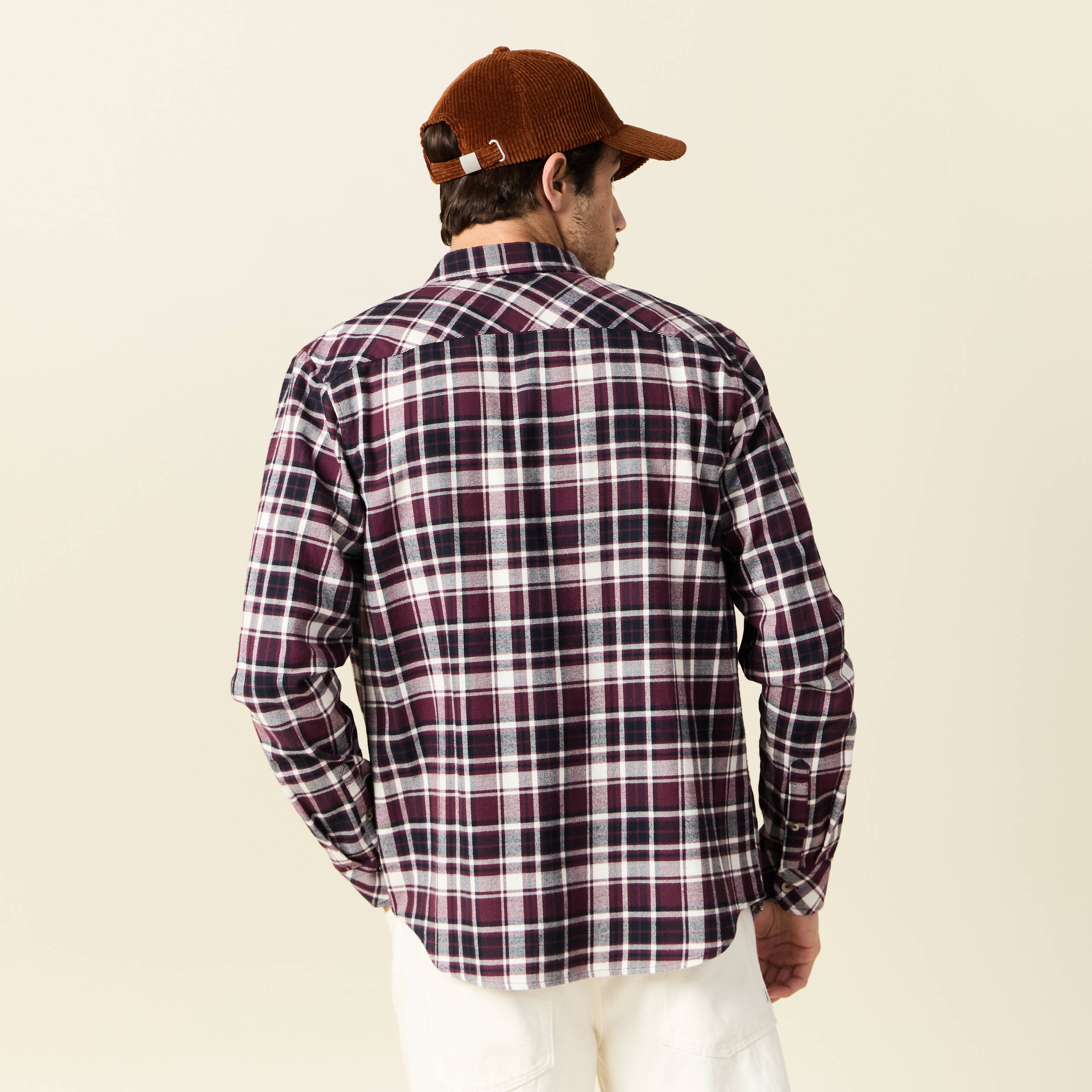chemise manches longues prune homme Chemise manches longues prune homme