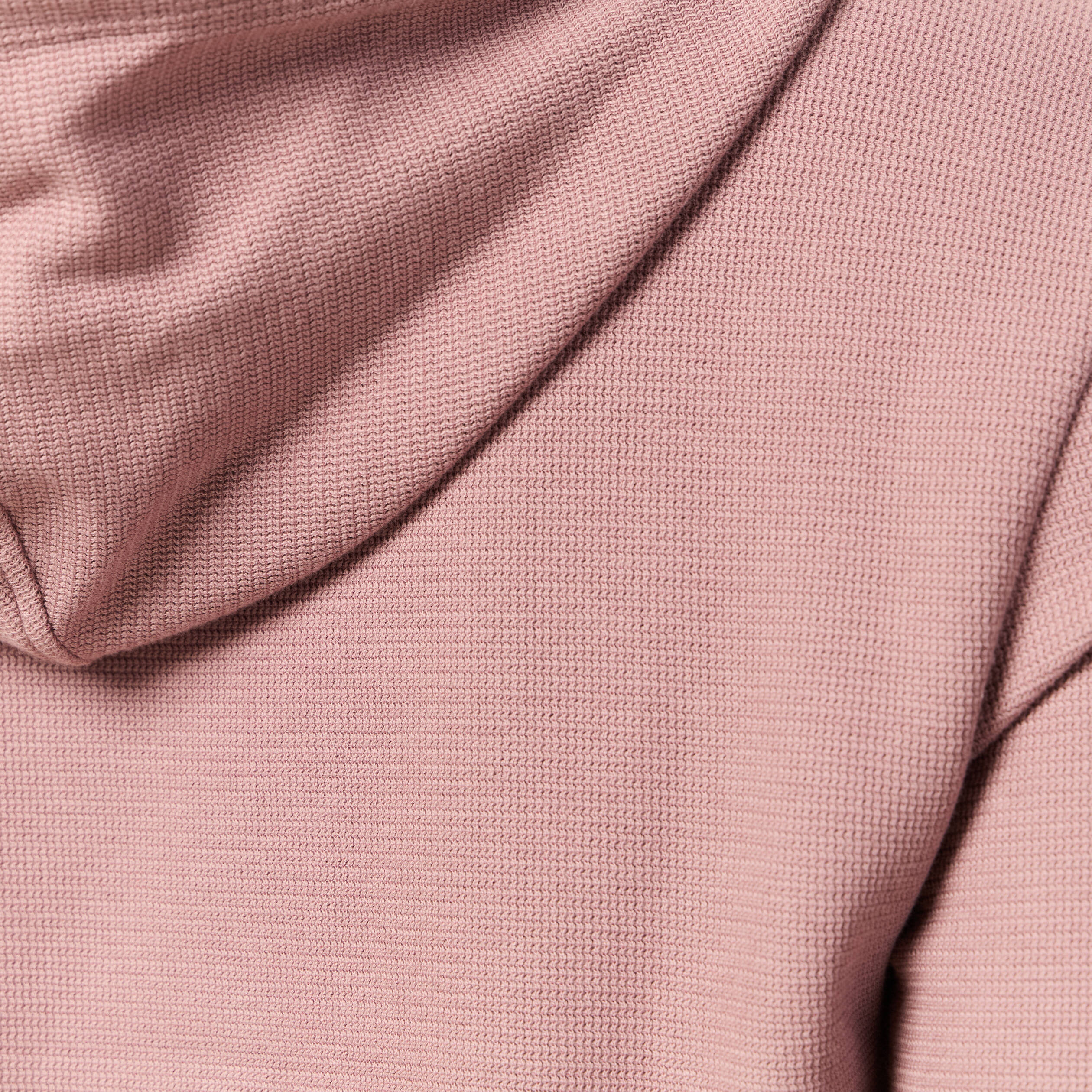 T-shirt &agrave; capuche vieux rose homme