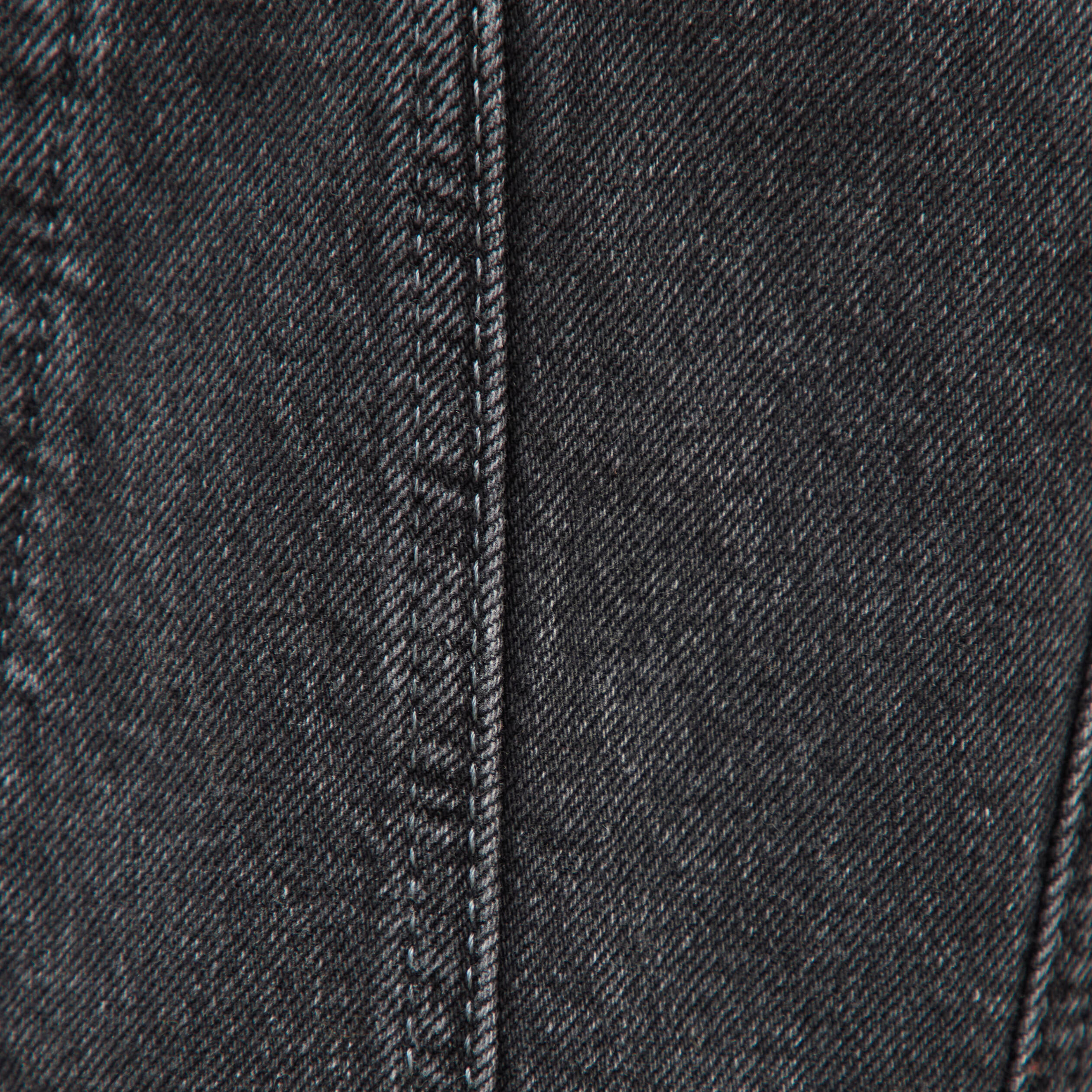 Veste oversize en jean denim gris femme