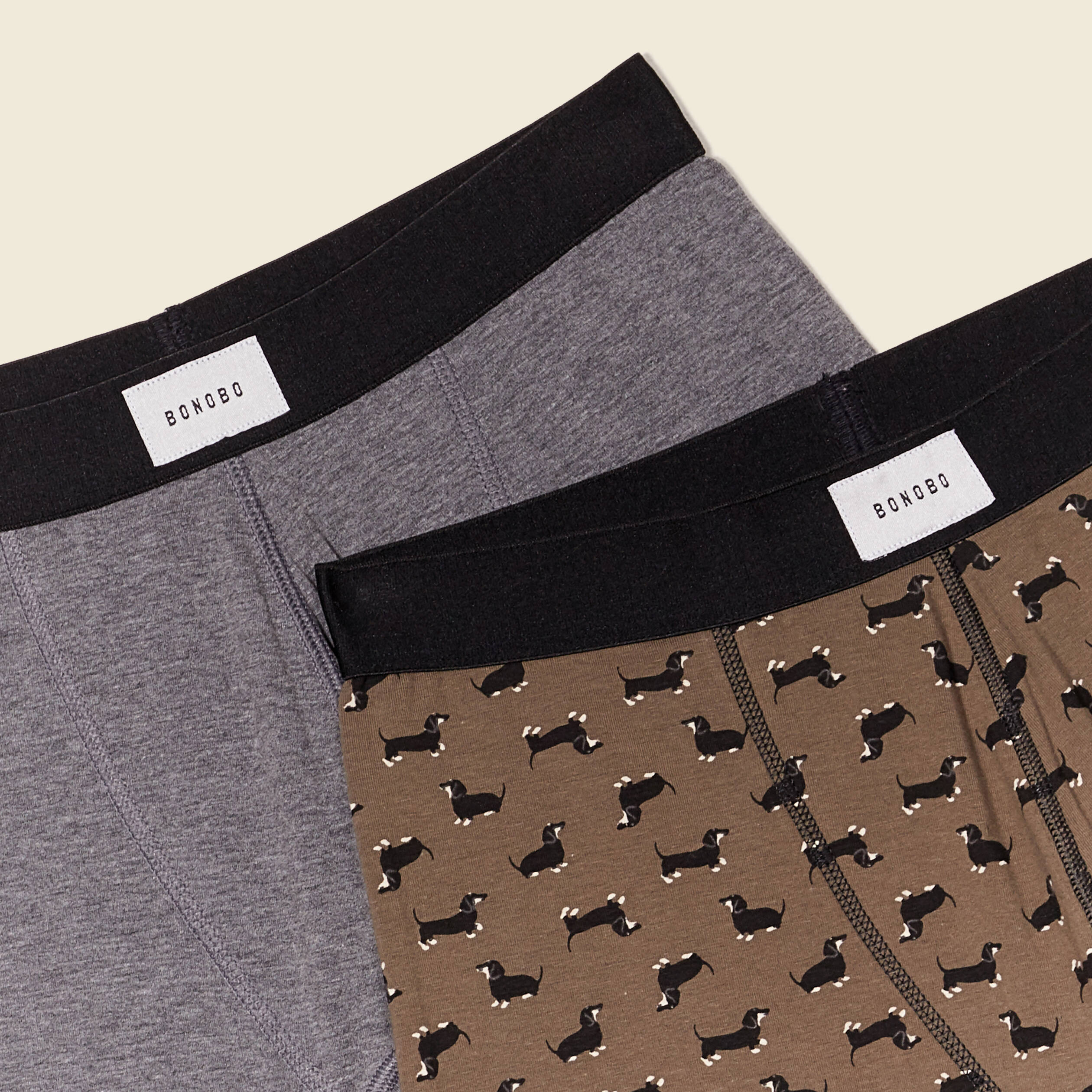 lot 2 boxers gris fonce homme Lot 2 boxers gris foncé homme