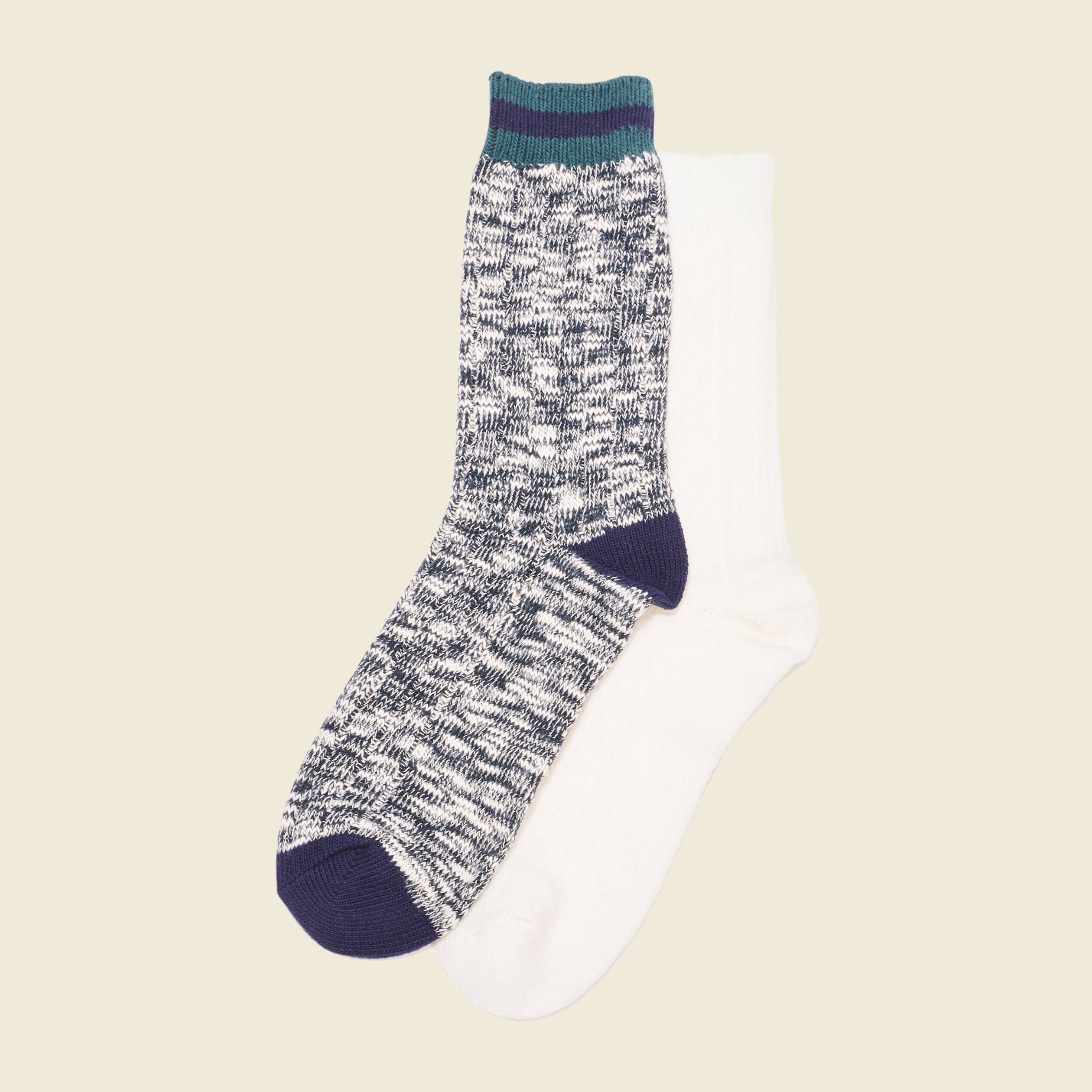 lot 2 paires chaussettes vert fonce homme Lot 2 paires chaussettes vert foncé homme