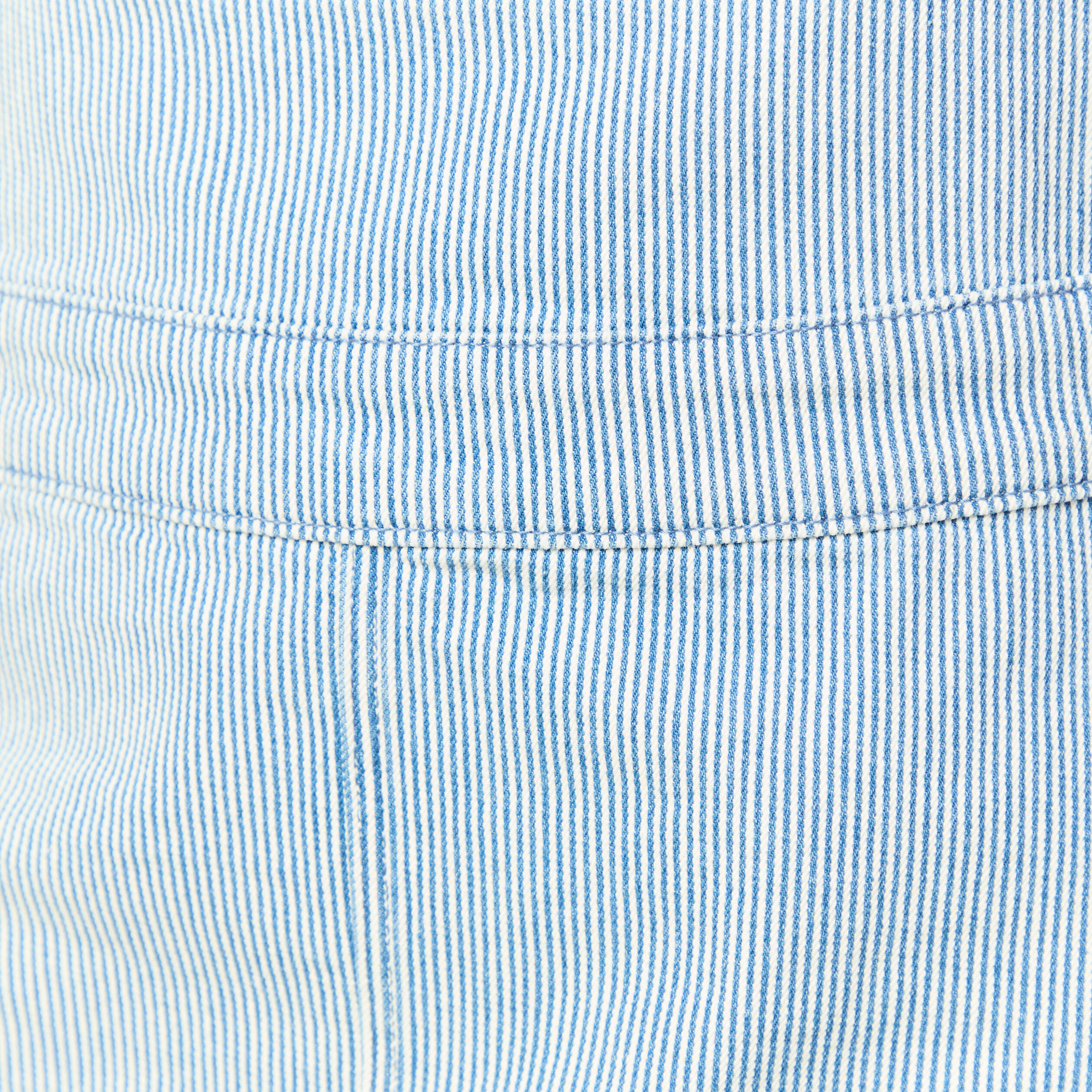 Robe en jeans &agrave; bretelles col carr&eacute; bleu marine femme
