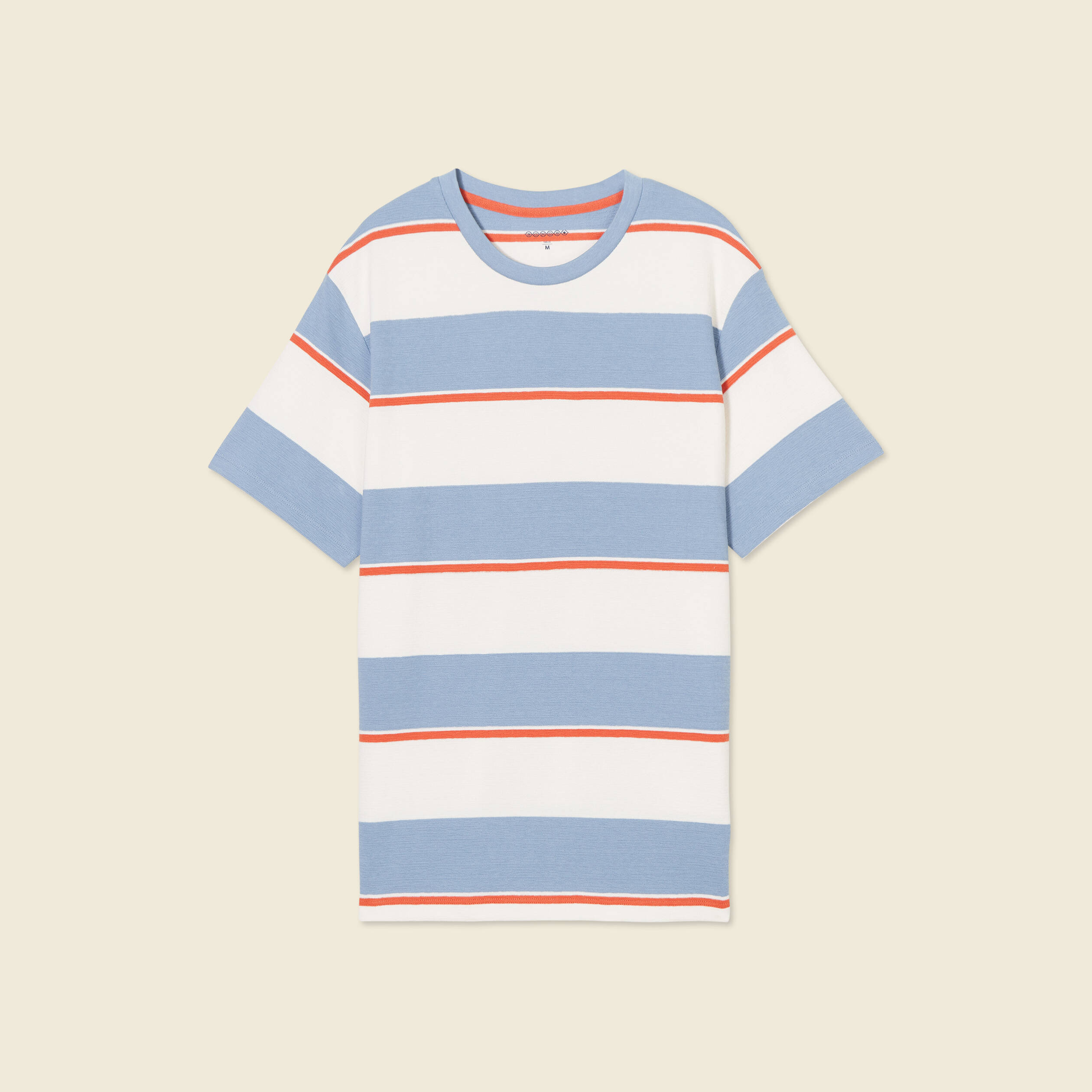 t shirt manches courtes bleu gris homme T-shirt manches courtes bleu gris homme