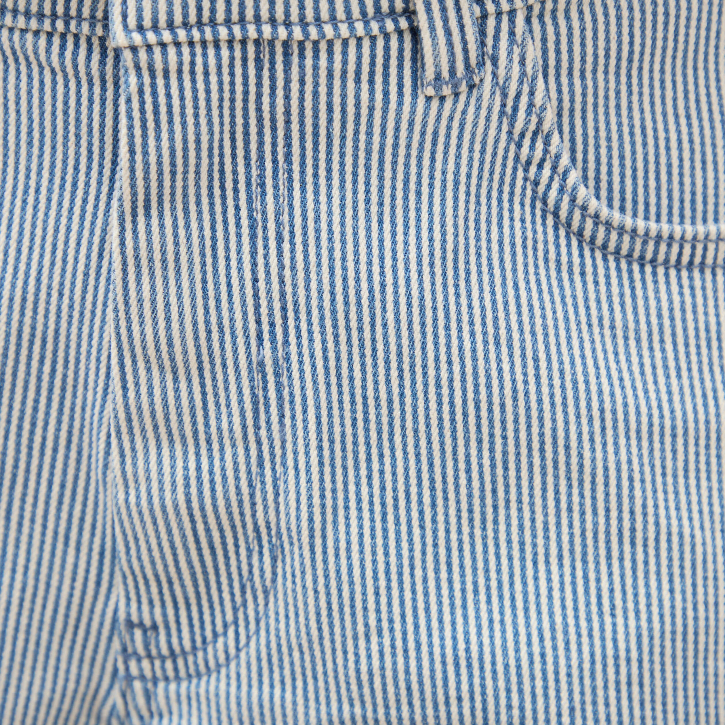 Short mom taille haute en jeans bleu marine femme