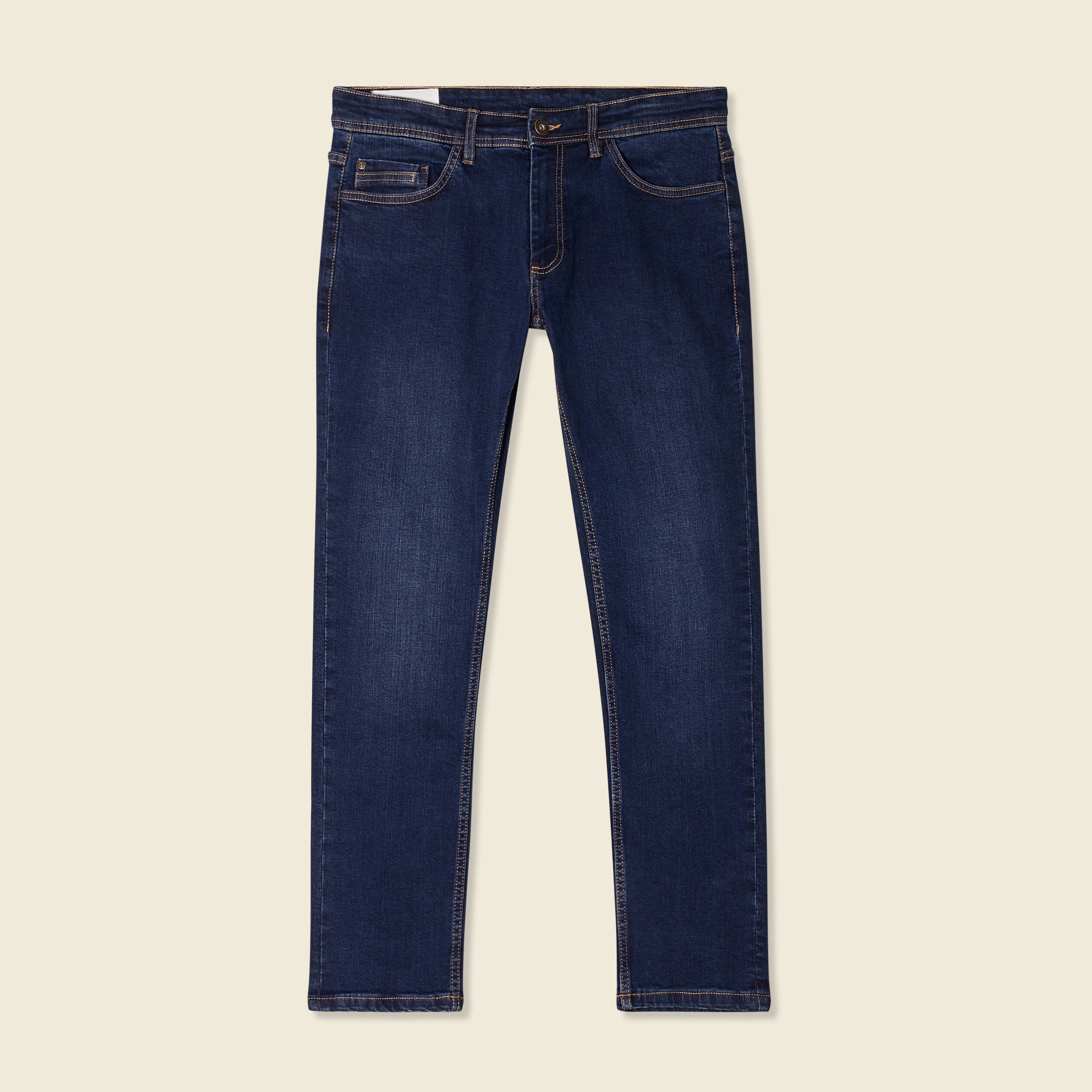 Jeans slim éco-responsable denim brut homme