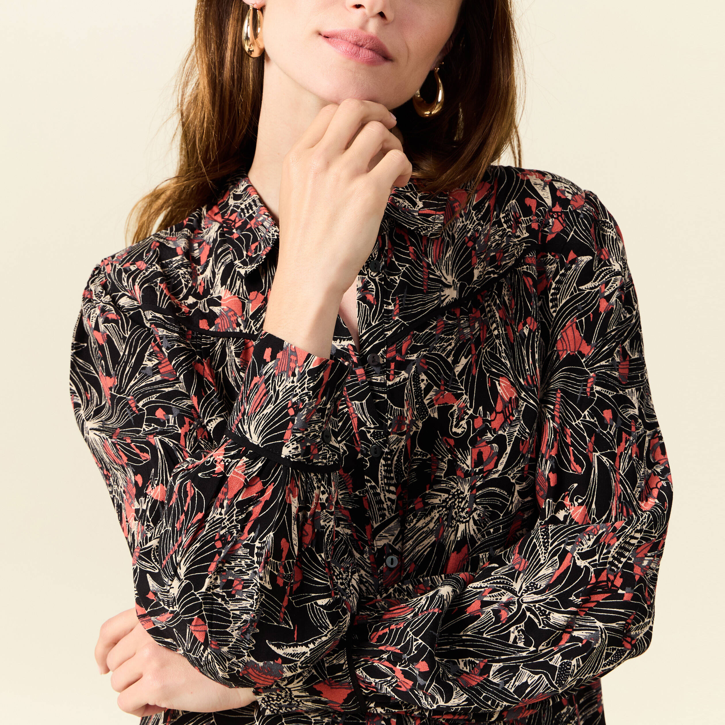 chemise eco responsable noir femme Chemise éco-responsable noir femme
