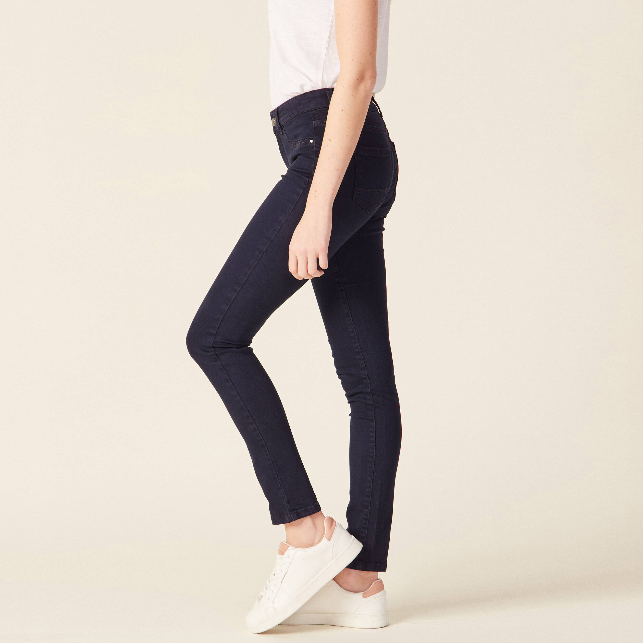 Jeans Lou - jegging denim brut femme