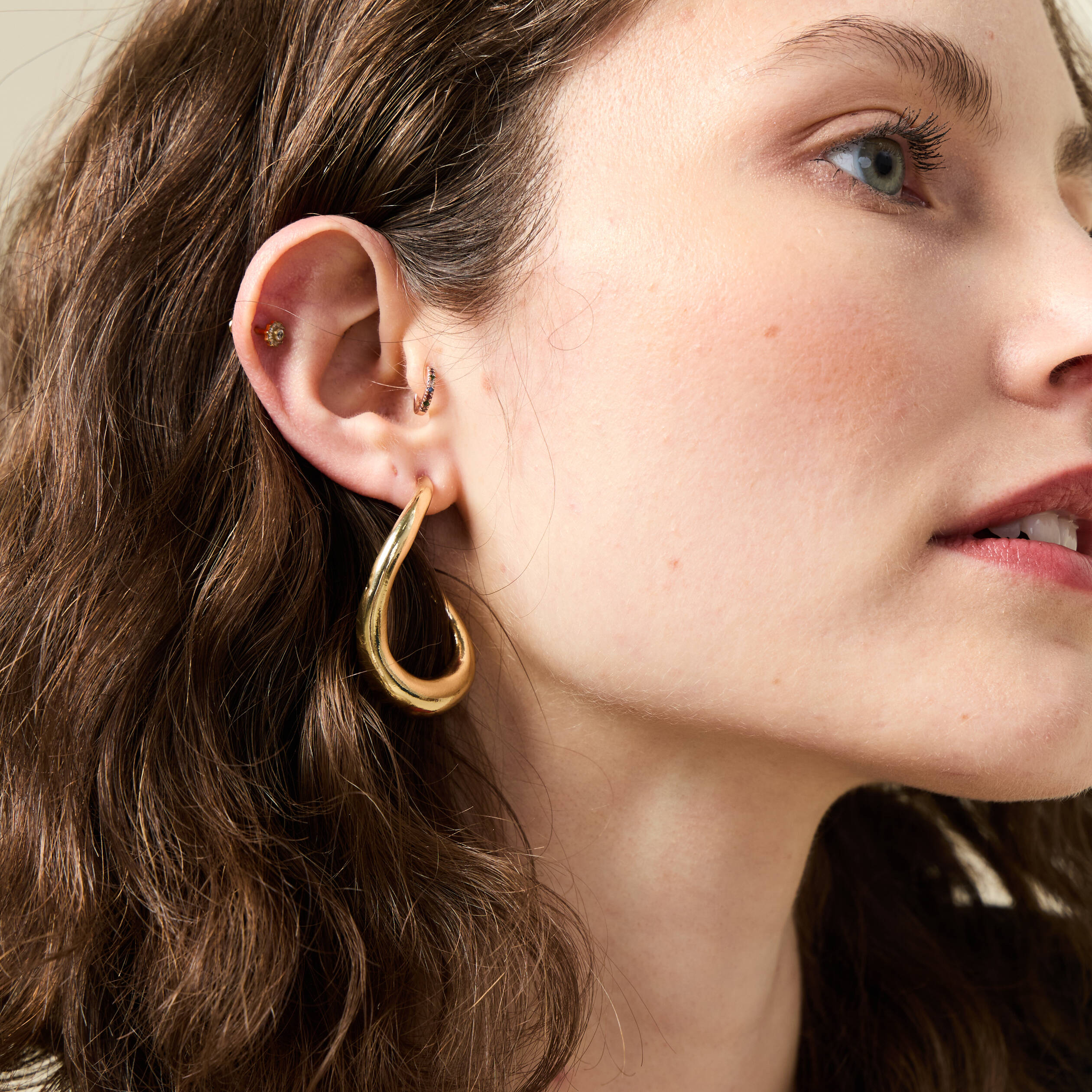 boucles doreilles creoles couleur or femme Boucles d'oreilles créoles couleur or femme