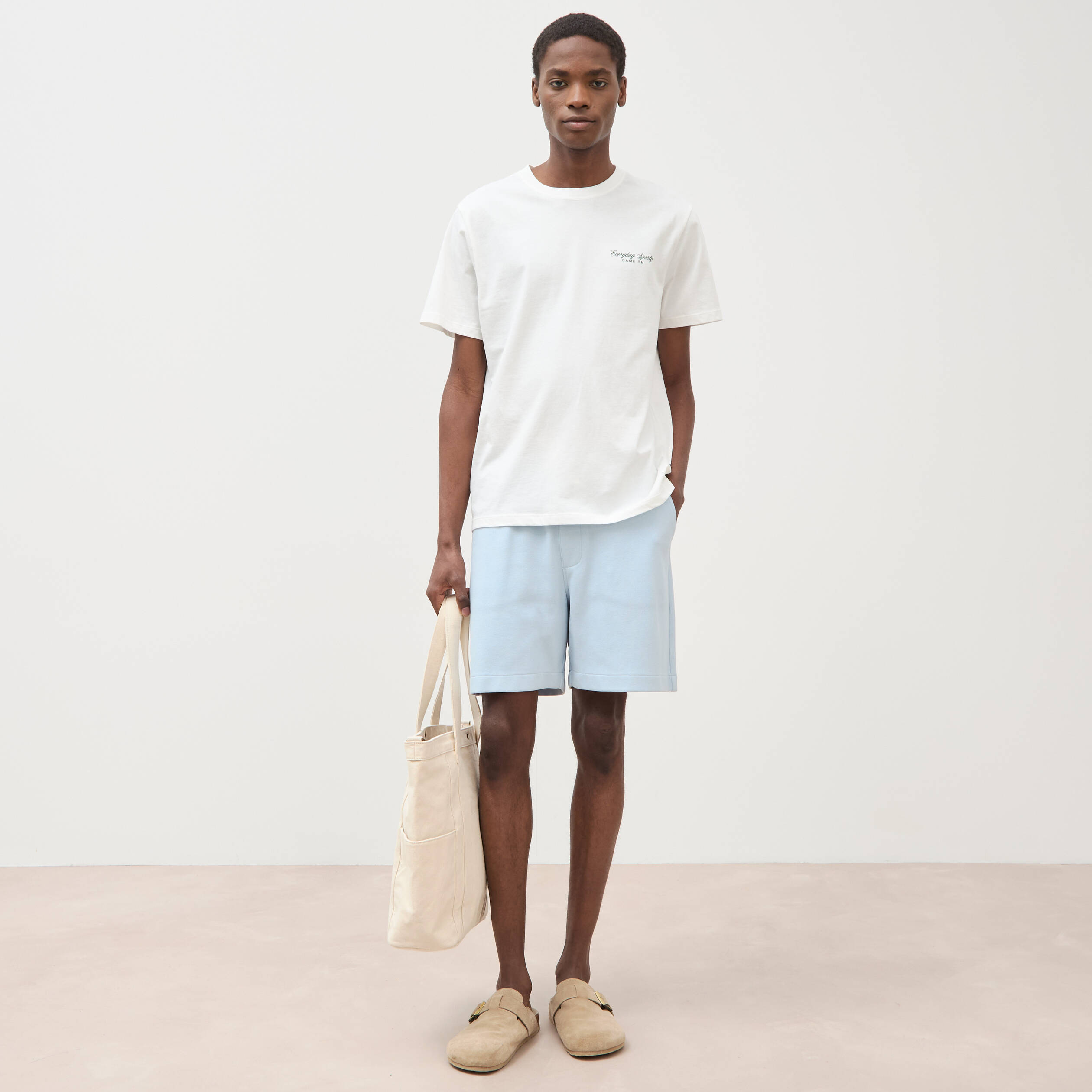 Bermuda bleu ciel homme