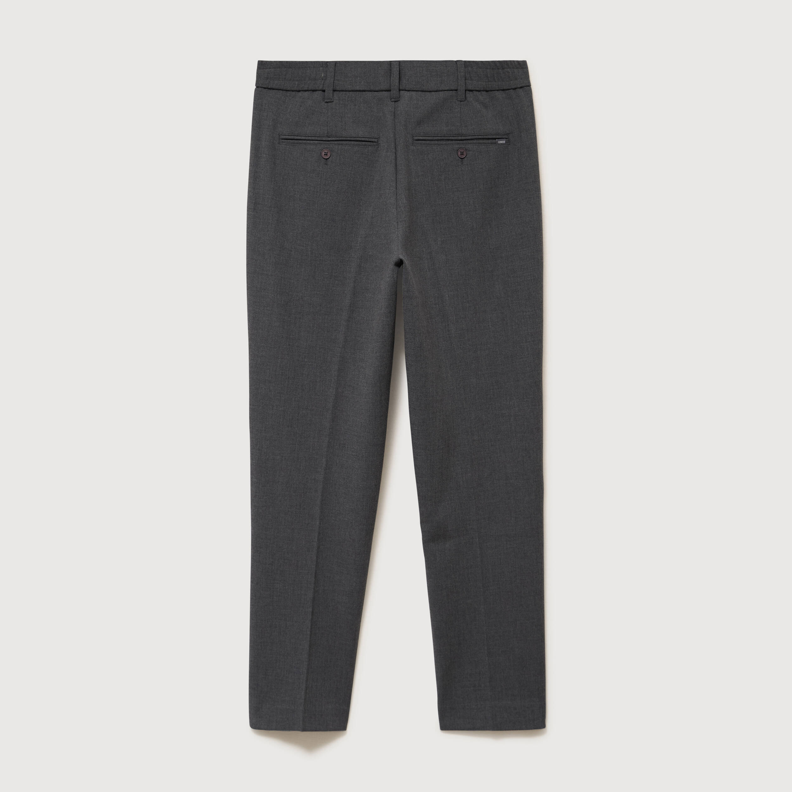 Pantalon droit longueur 32 gris fonc&eacute; homme