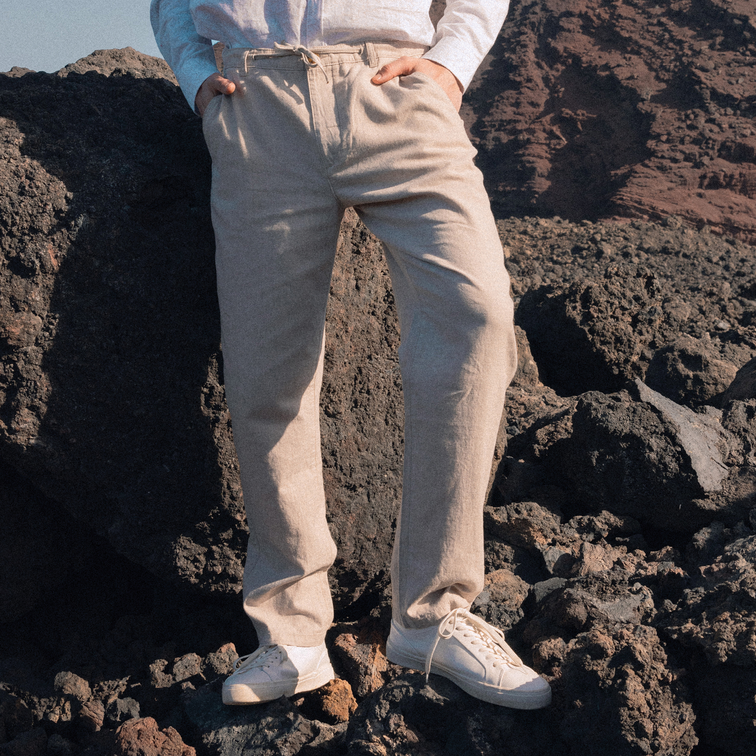 pantalon chino droit beige homme Pantalon chino droit beige homme
