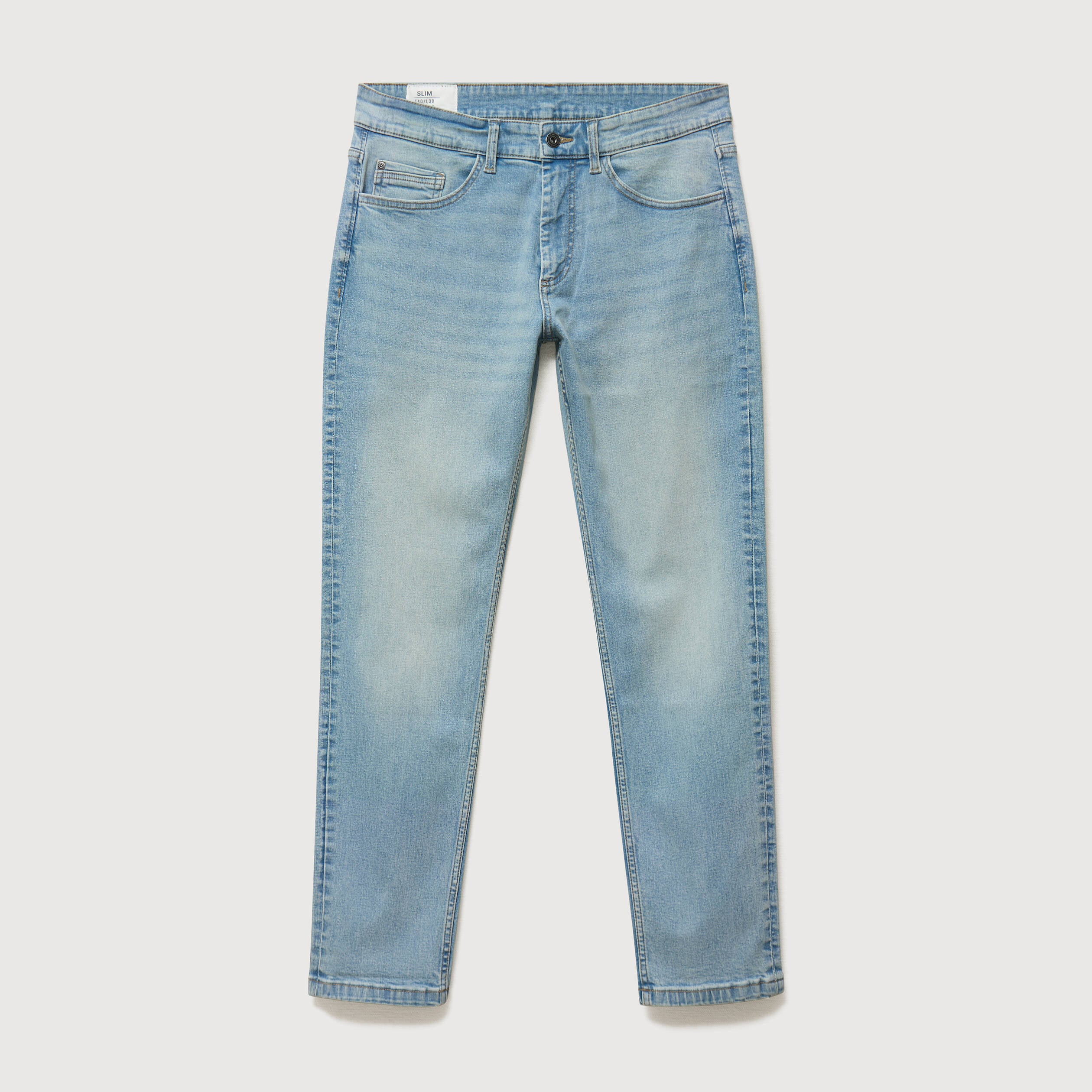 Jeans slim longueur 30 denim used homme
