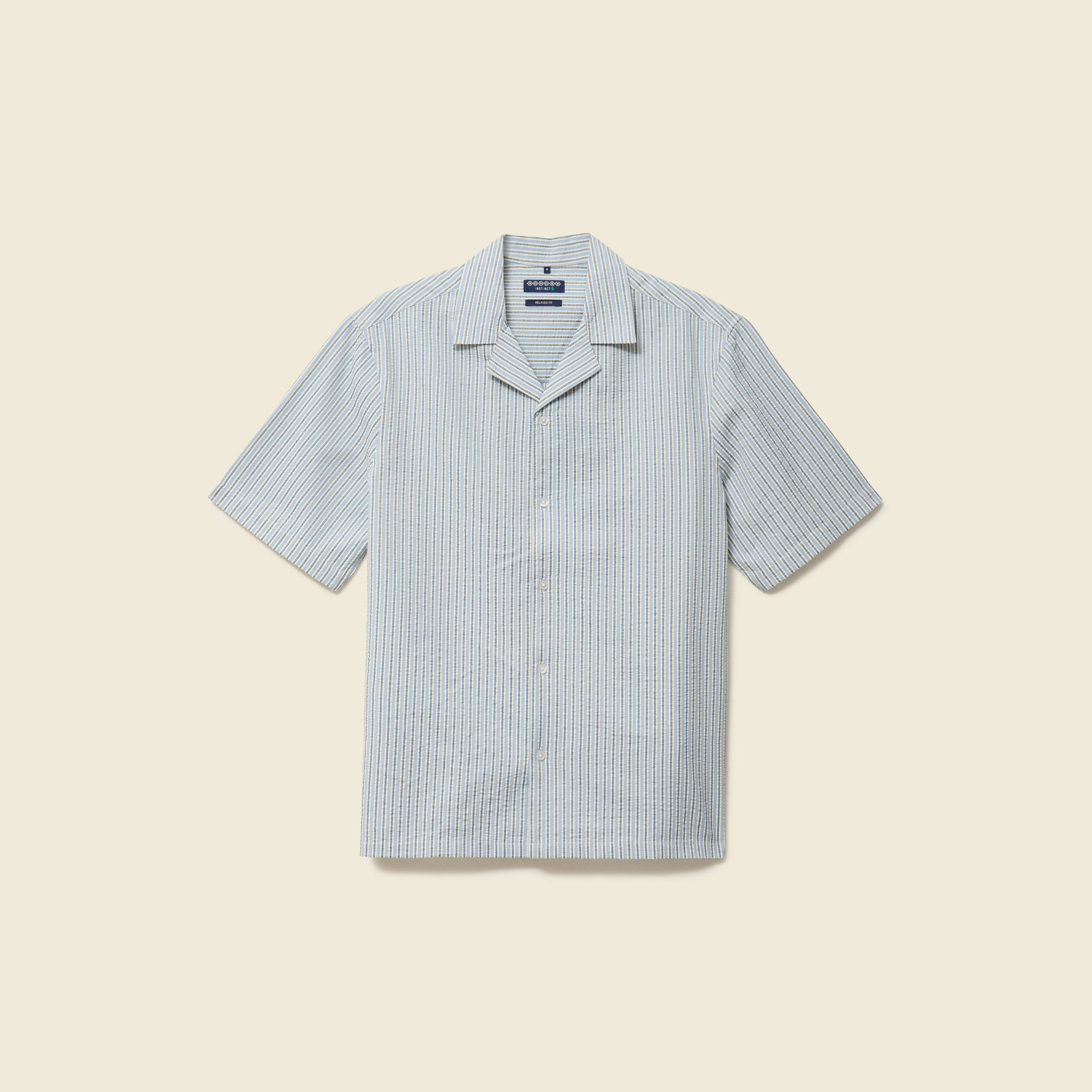 Chemise boyfriend manches courtes vert clair homme