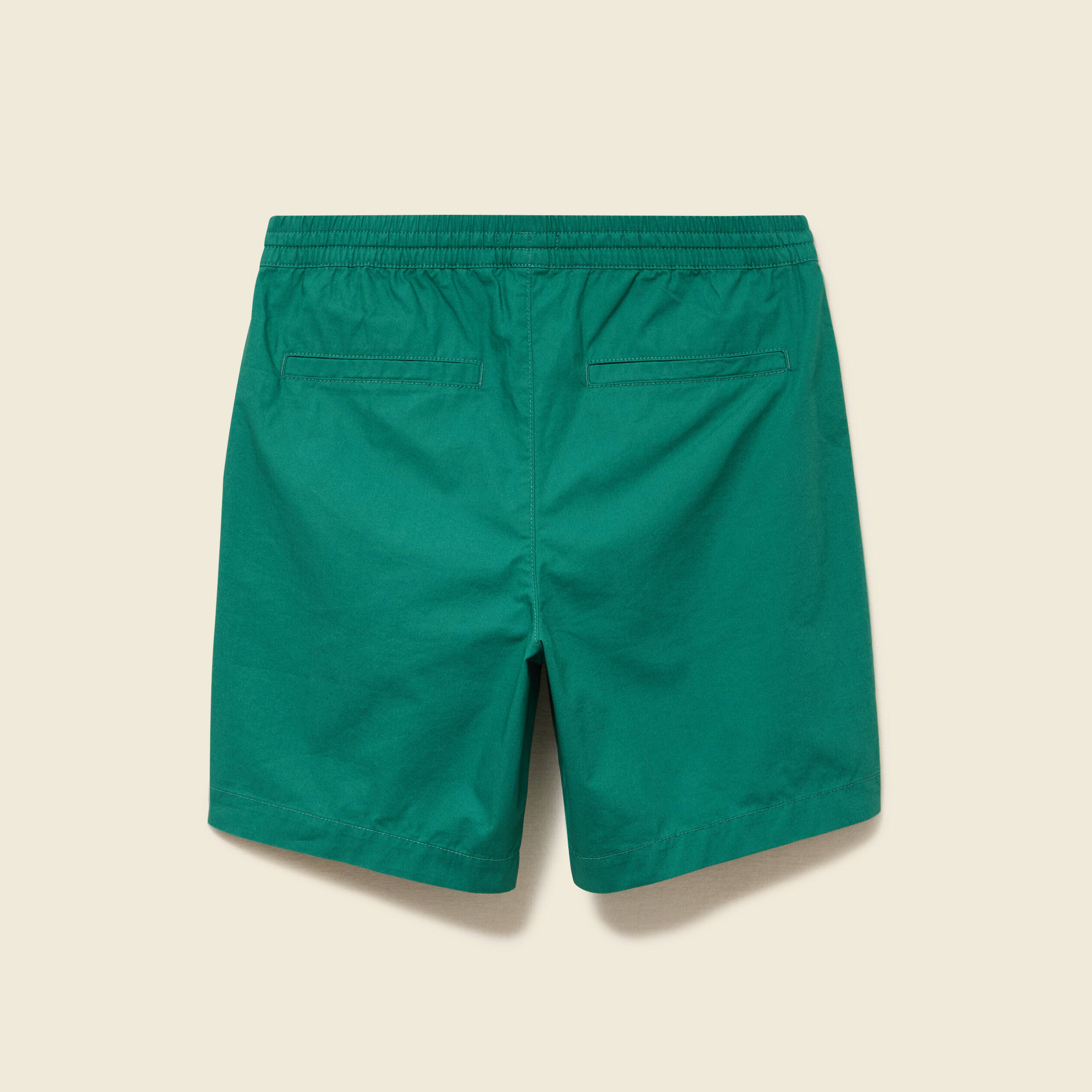 Bermuda en coton vert &eacute;meraude homme
