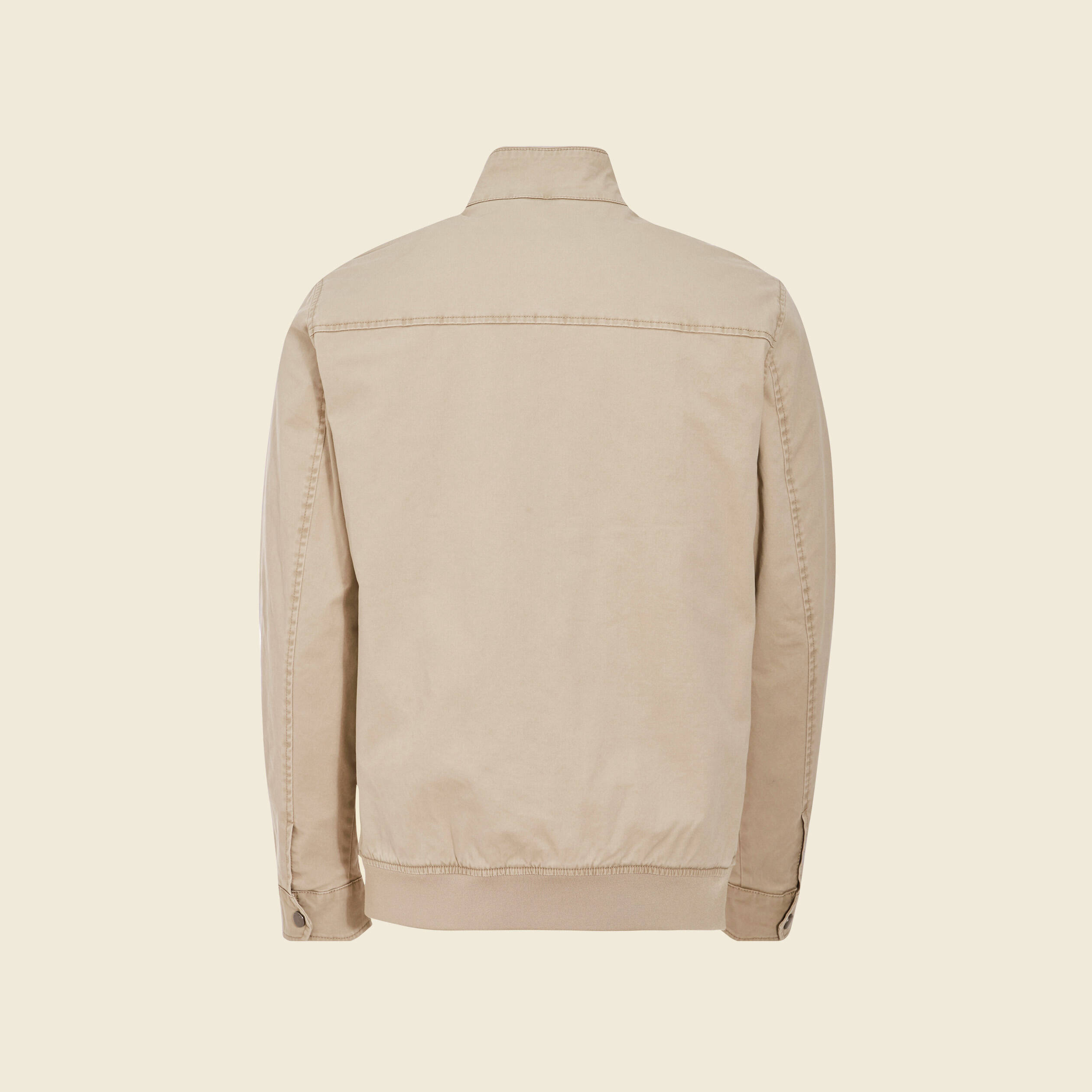 Blouson droit zipp&eacute; sable homme