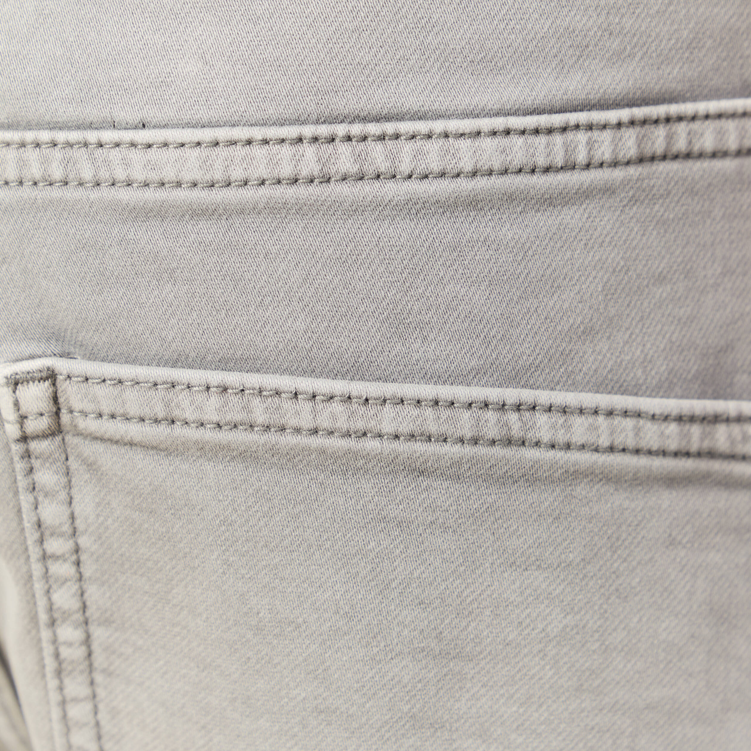 Bermuda en jeans denim gris homme