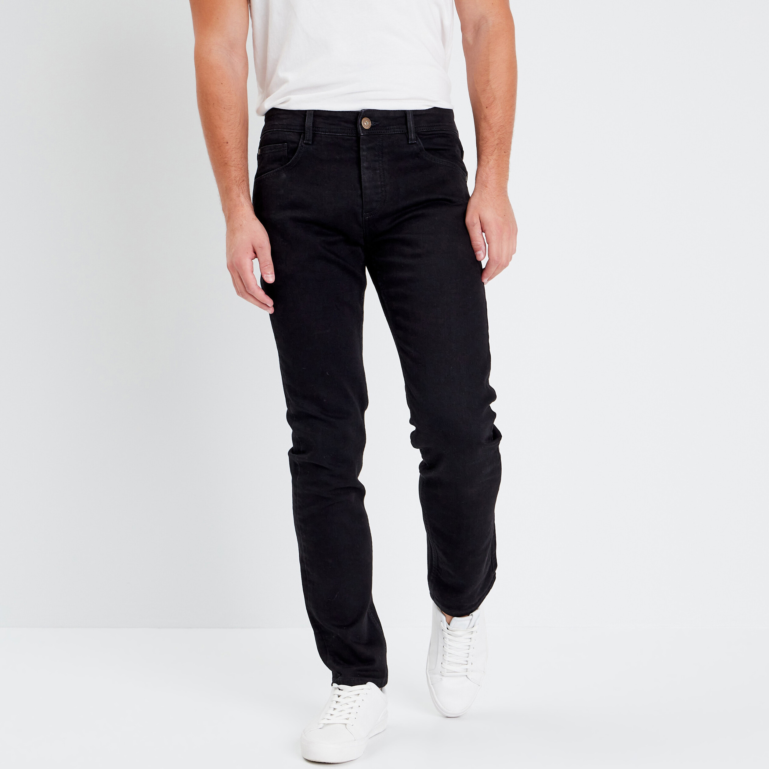 Jean straight noir sales