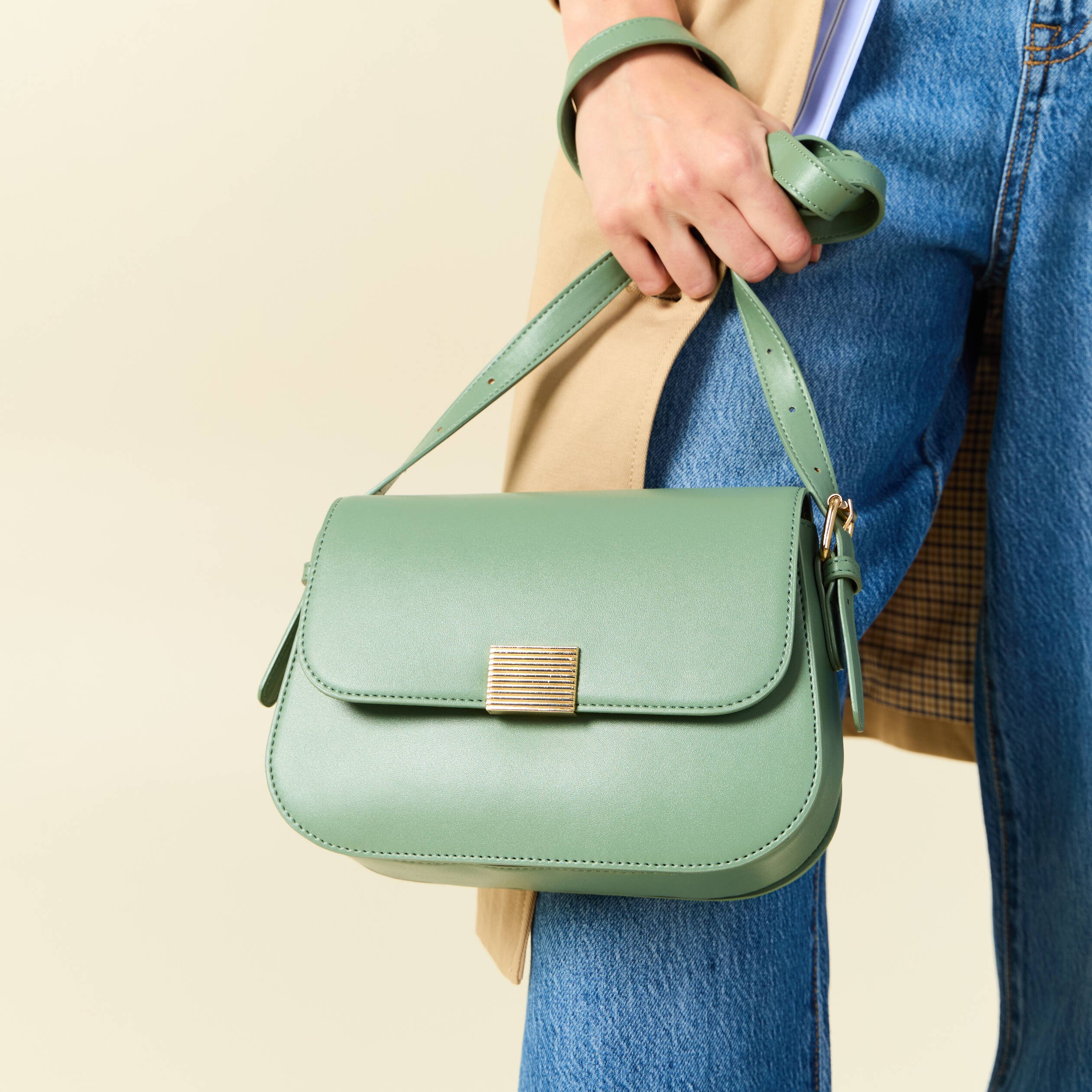 Sac a rabat vert olive femme Vibs