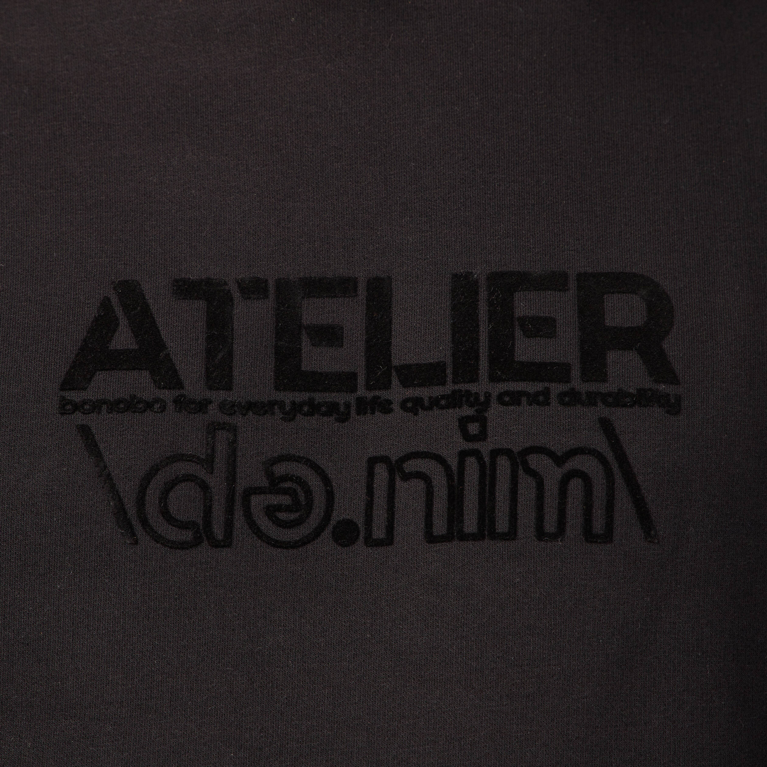 sweat oversize a capuche noir homme Sweat oversize à capuche noir homme