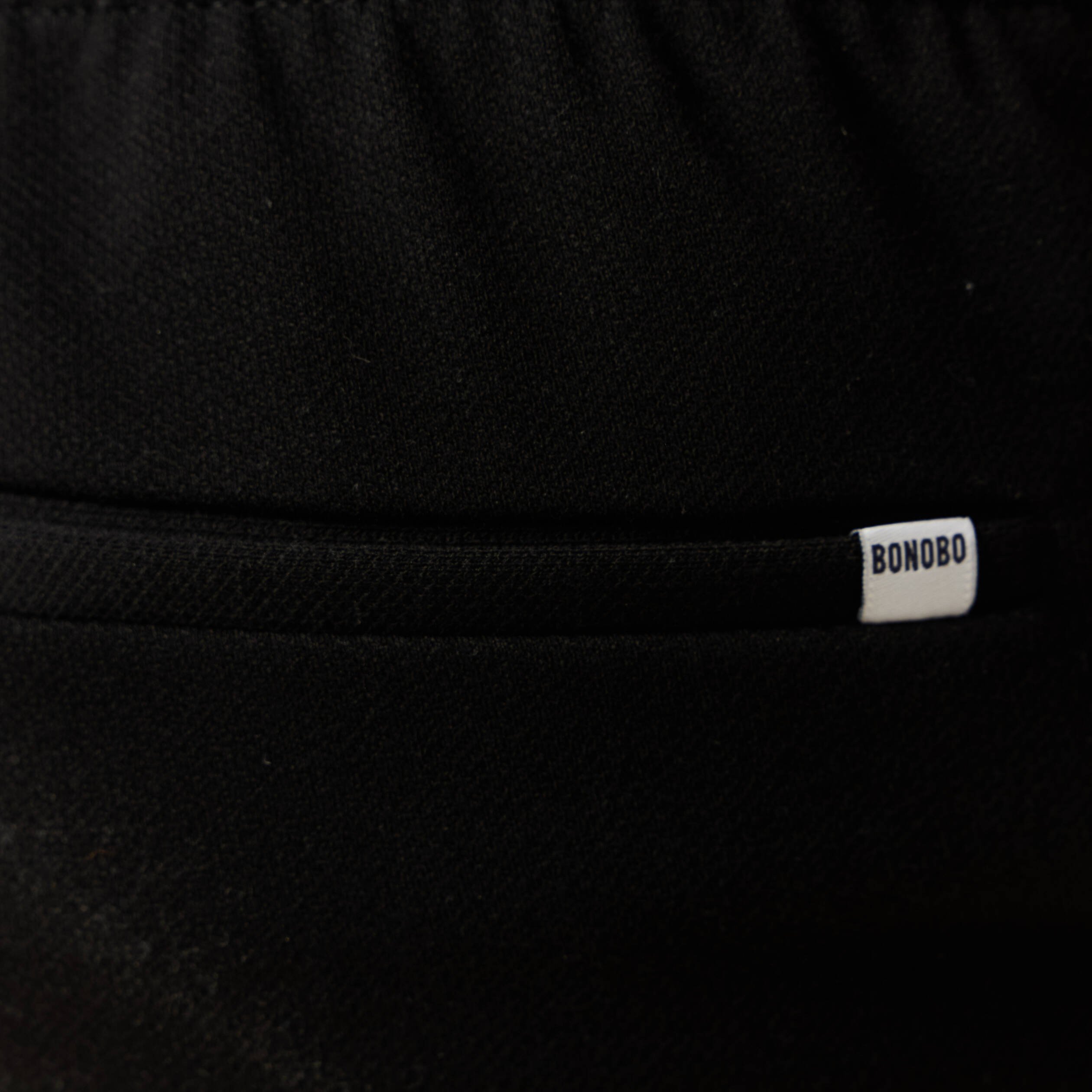 short droit avec cordon noir homme Short droit avec cordon noir homme