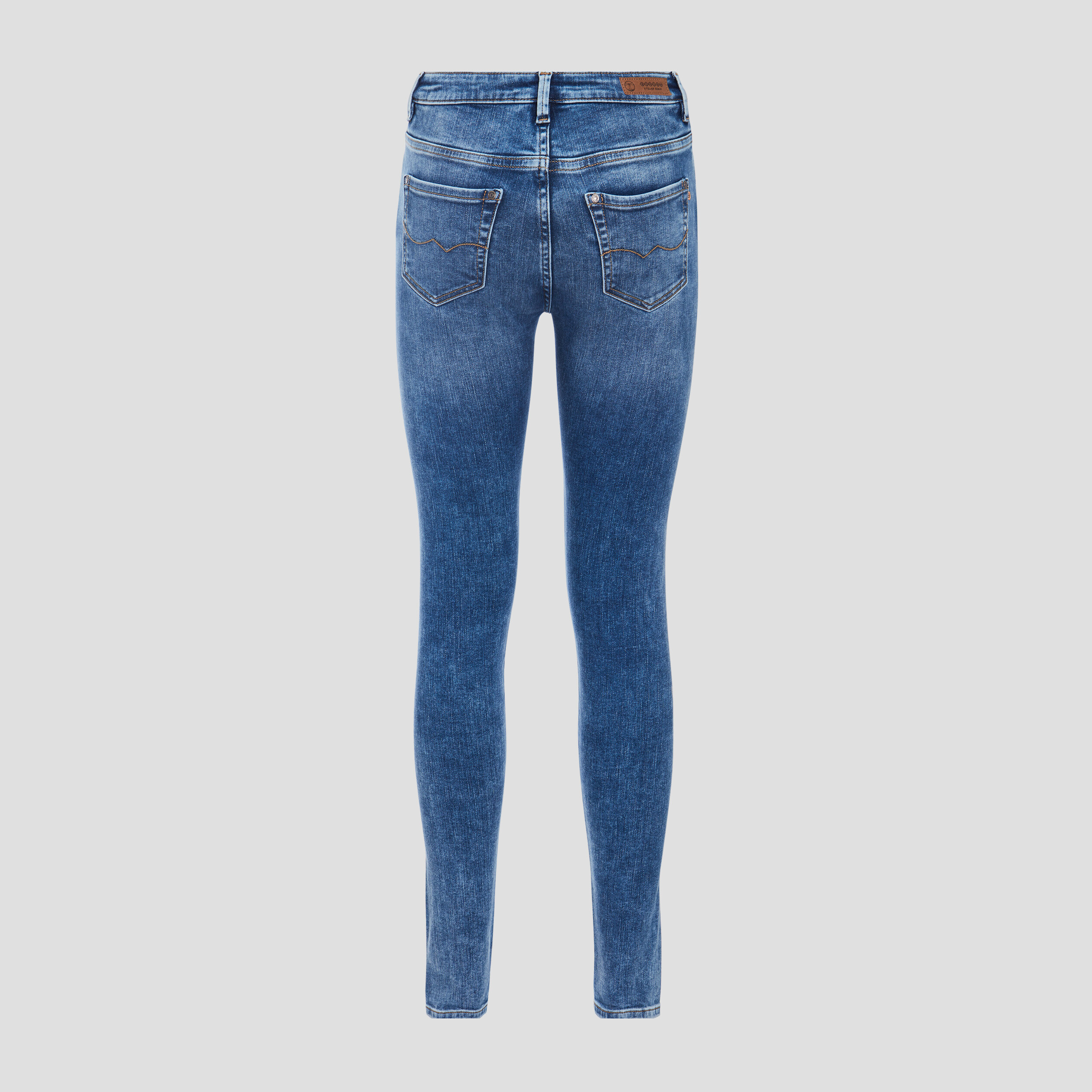 Jeans skinny stretch denim used femme Vibs