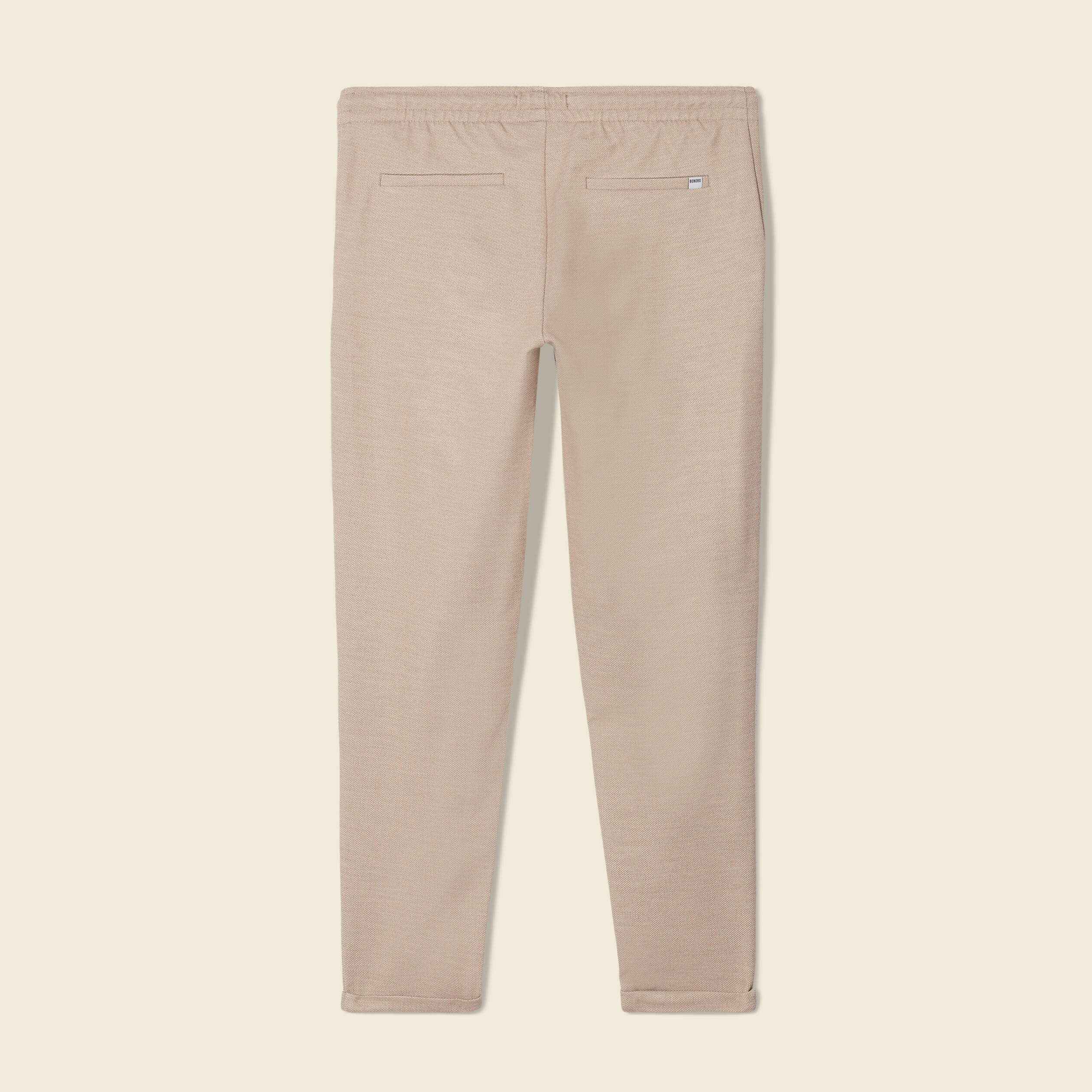 pantalon chino jogger beige homme Pantalon chino jogger beige homme