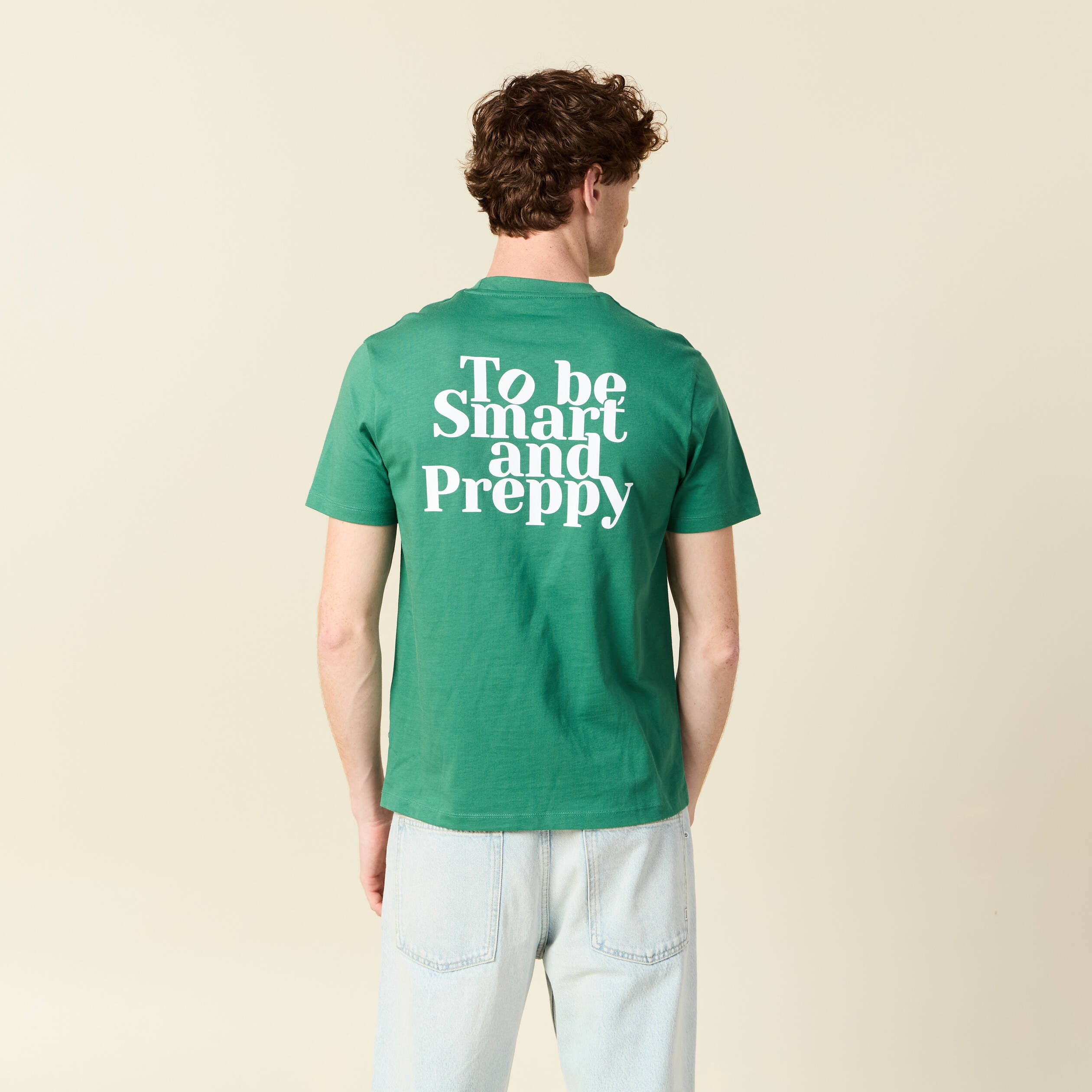 T-shirt en coton vert homme