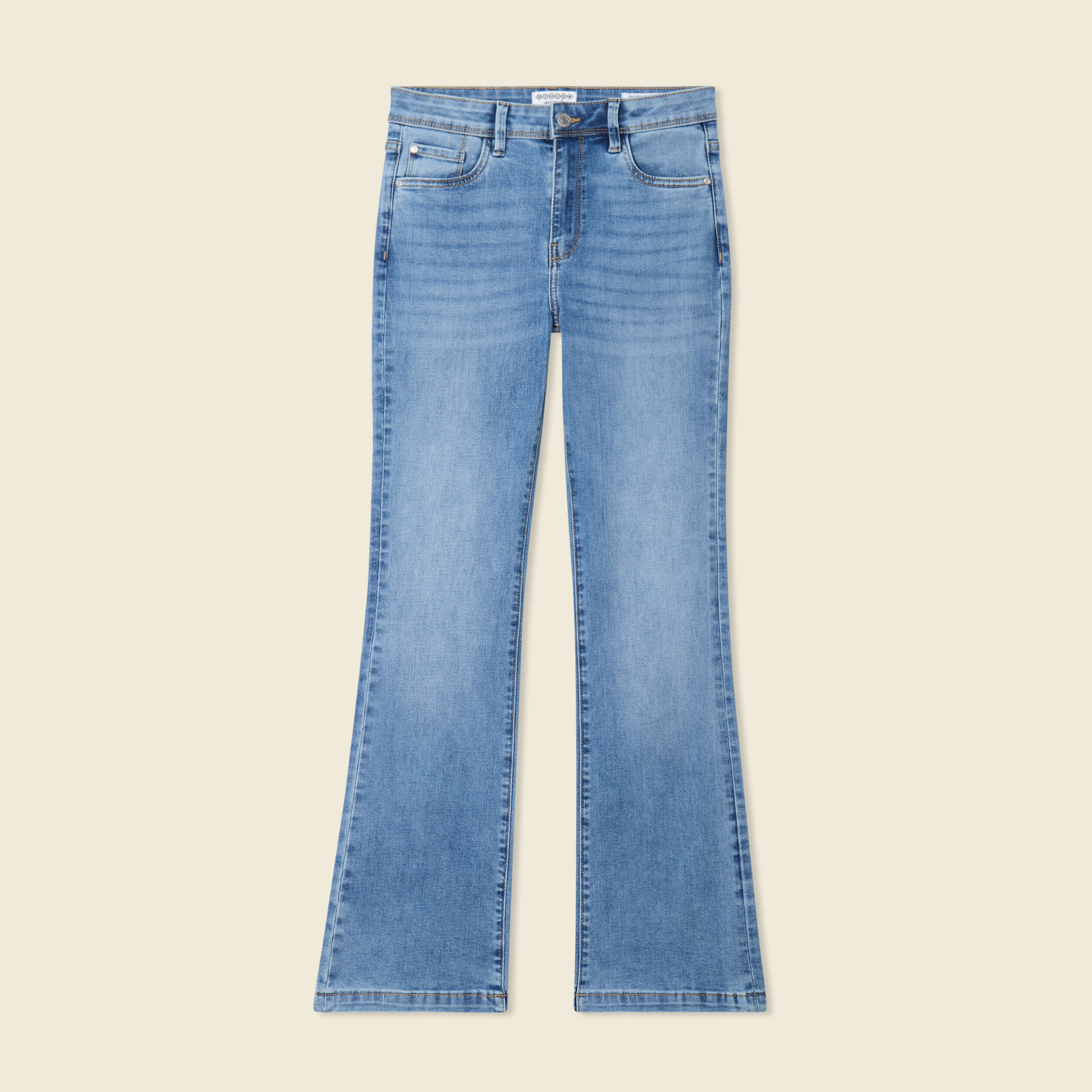 jeans bootcut denim used femme Jeans bootcut denim used femme