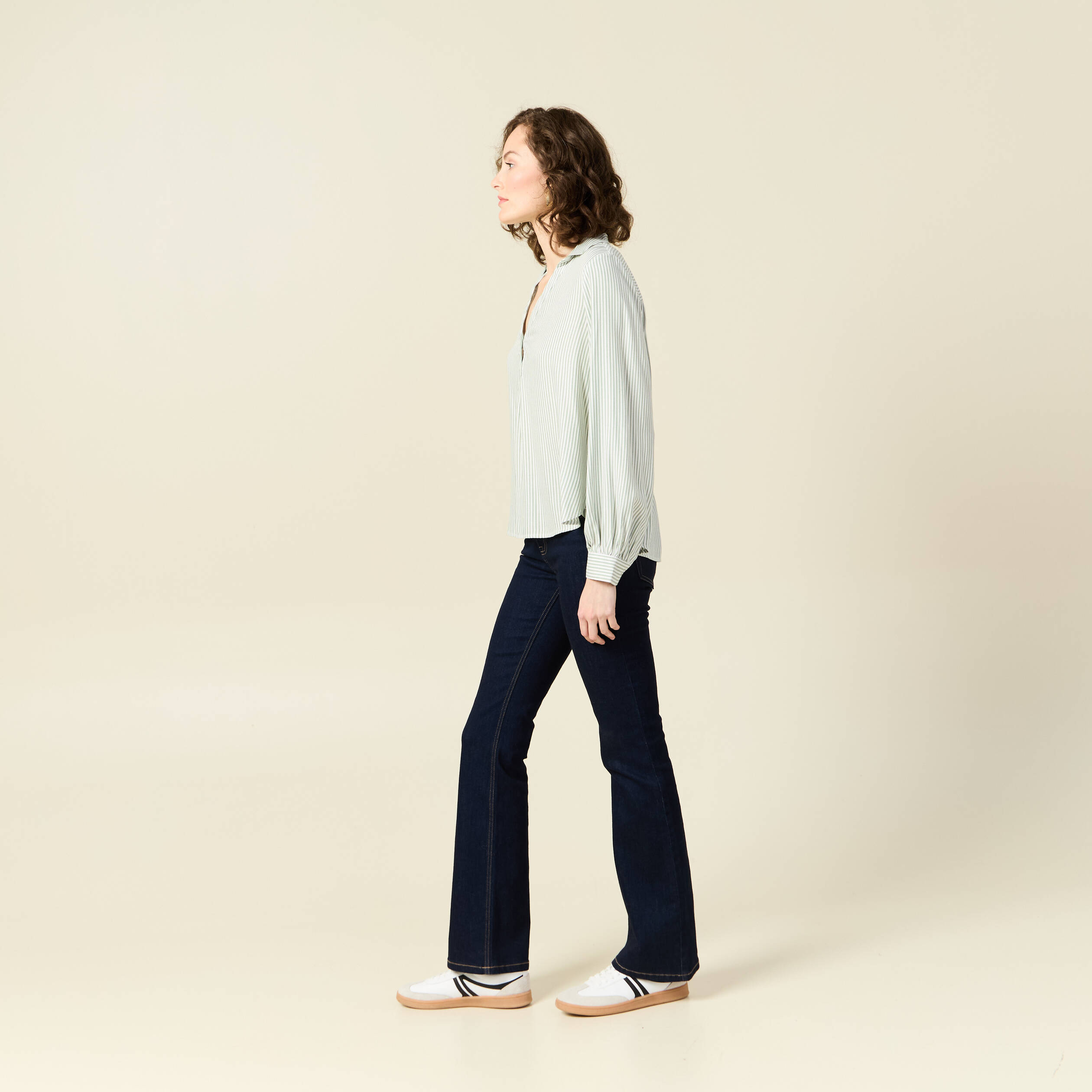 blouse manches longues vert olive femme Blouse manches longues vert olive femme