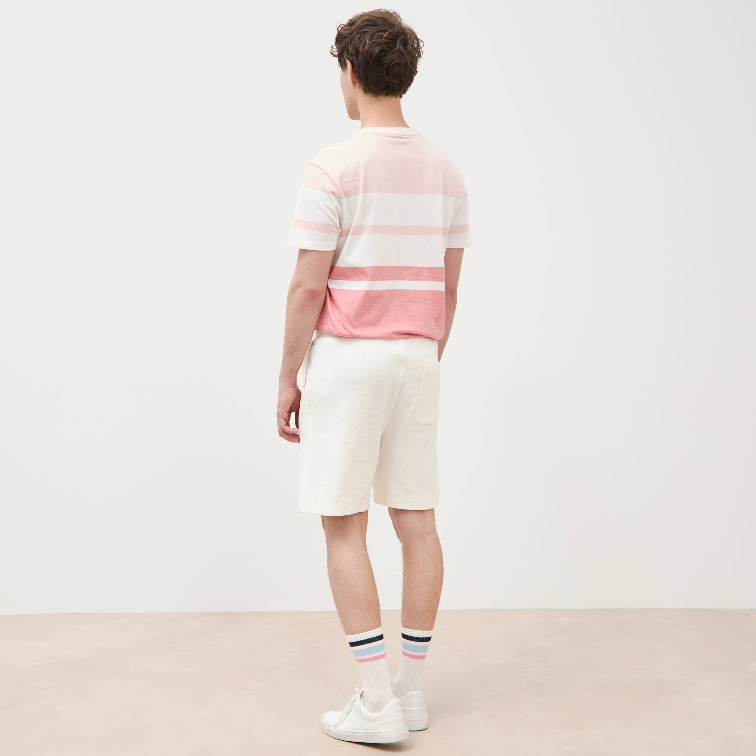 Short ecru homme