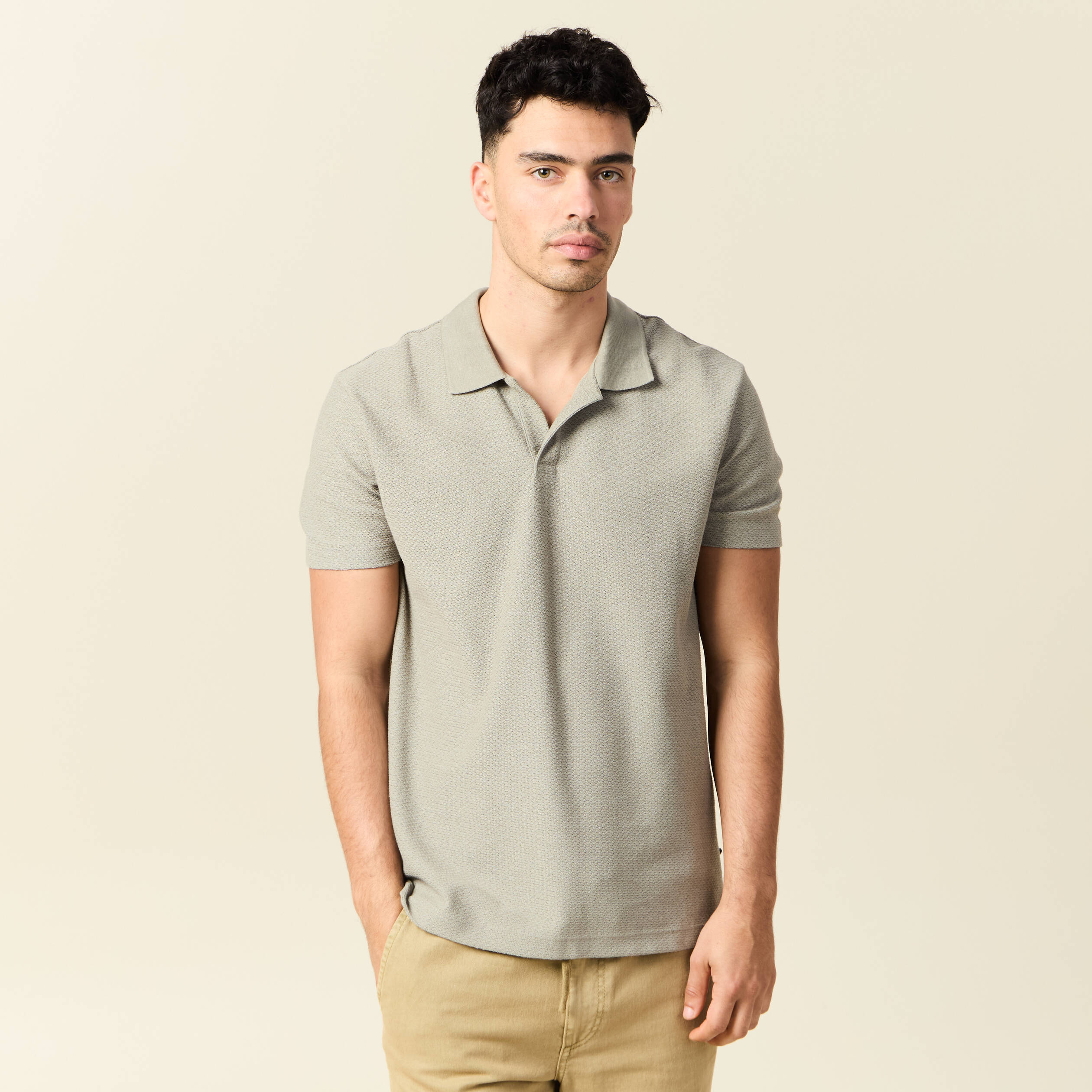 polo manches courtes gris homme Polo manches courtes gris homme