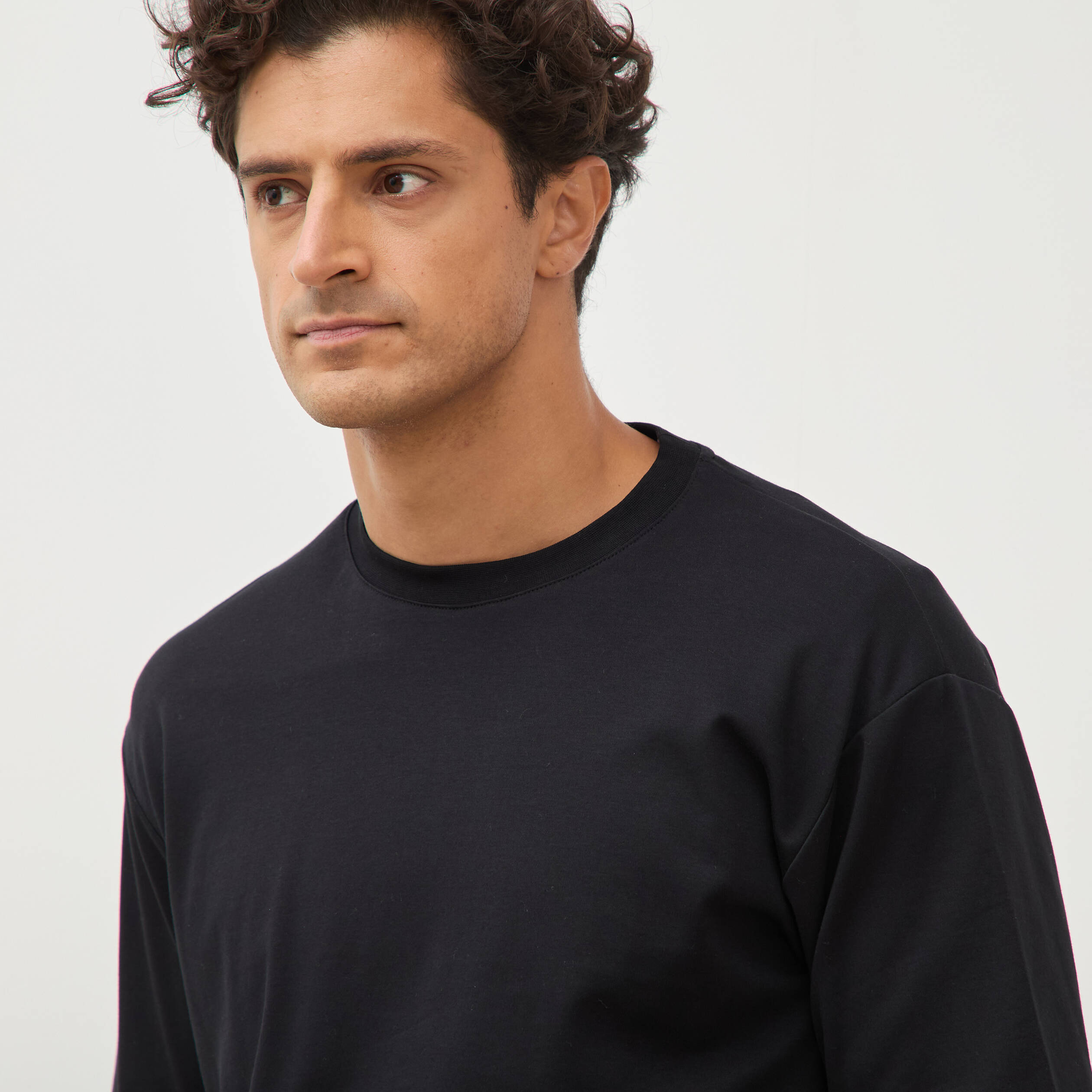 T-shirt manches courtes noir homme