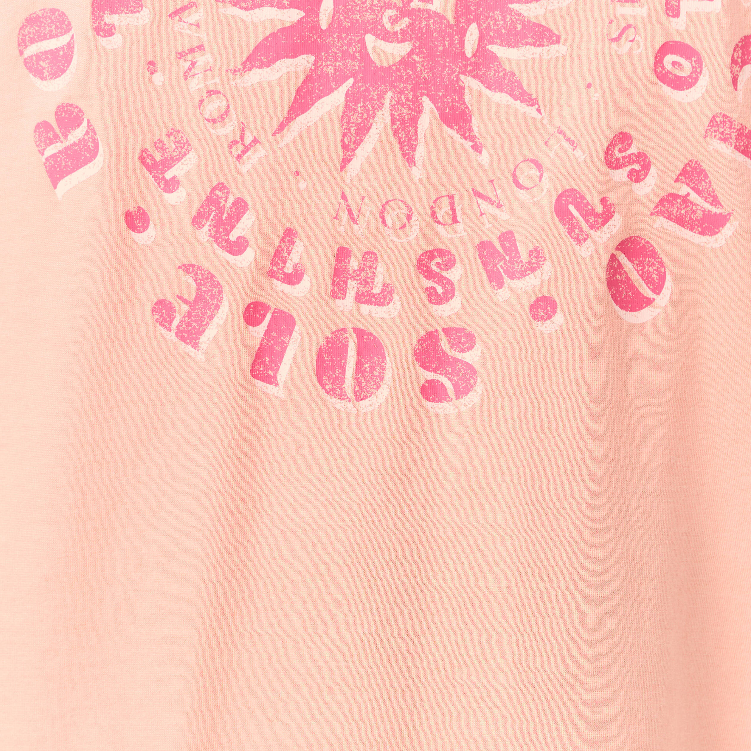t shirt eco responsable rose corail femme T-shirt éco-responsable rose corail femme