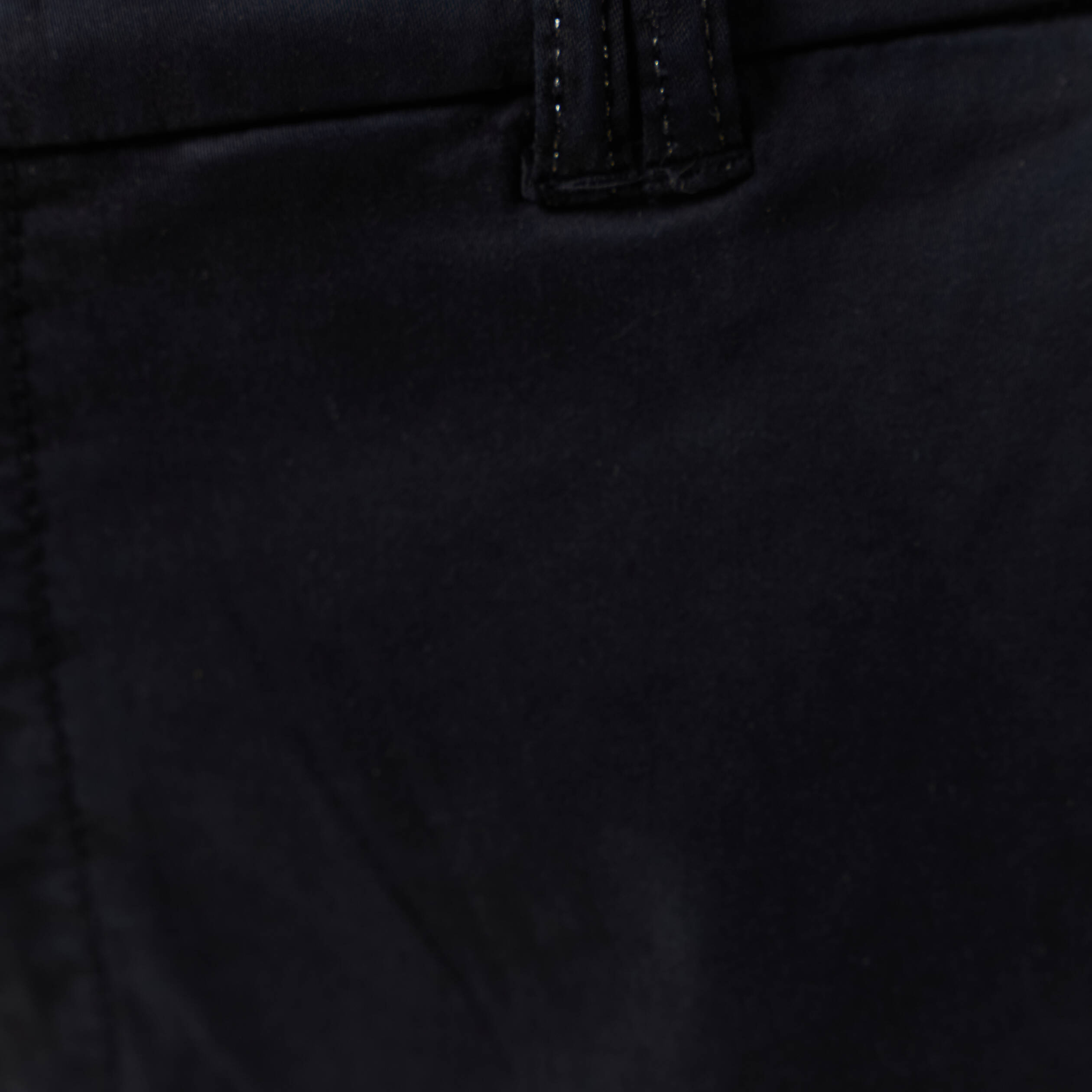 Pantalon chino cigarette bleu fonc&eacute; femme