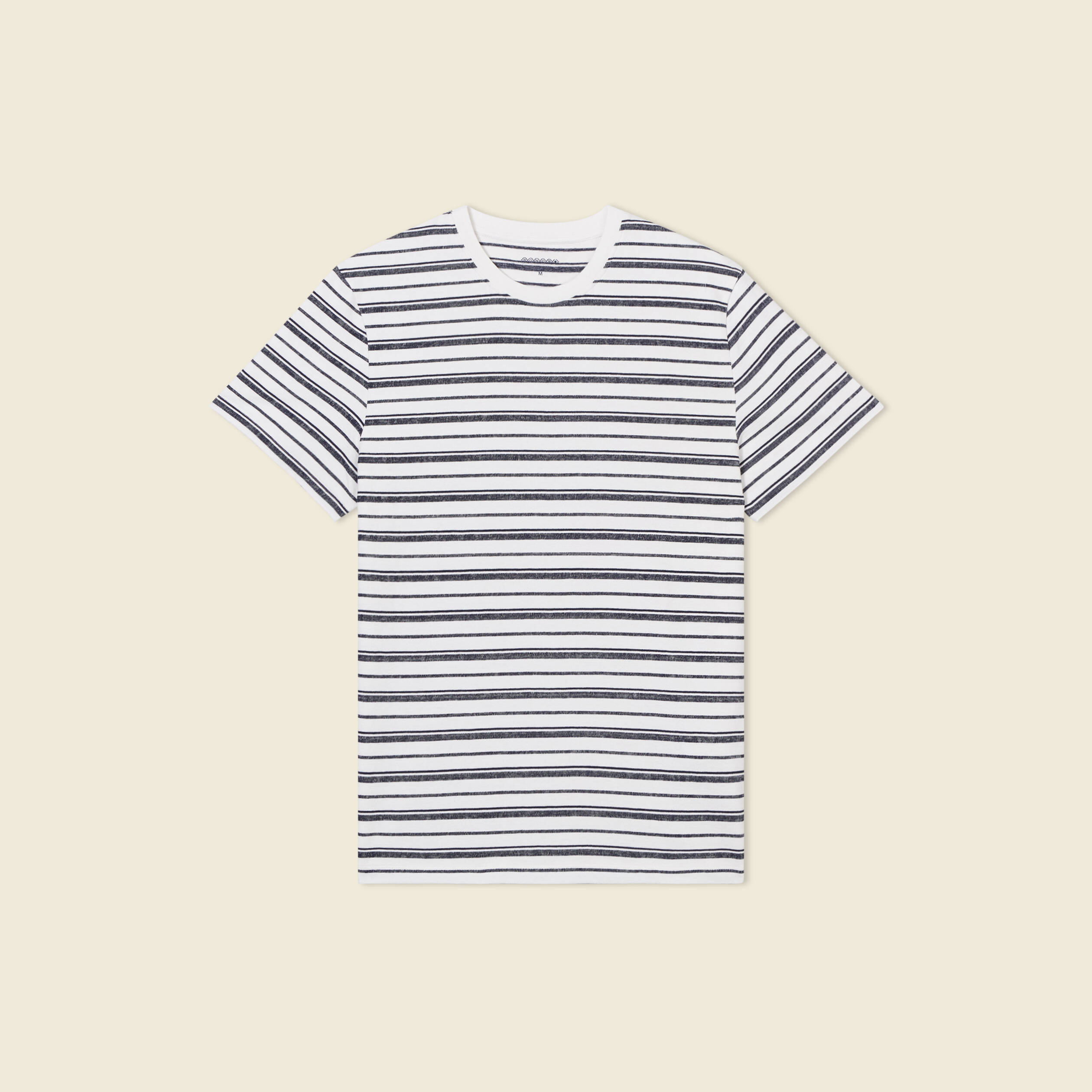t shirt manches courtes ecru homme T-shirt manches courtes ecru homme