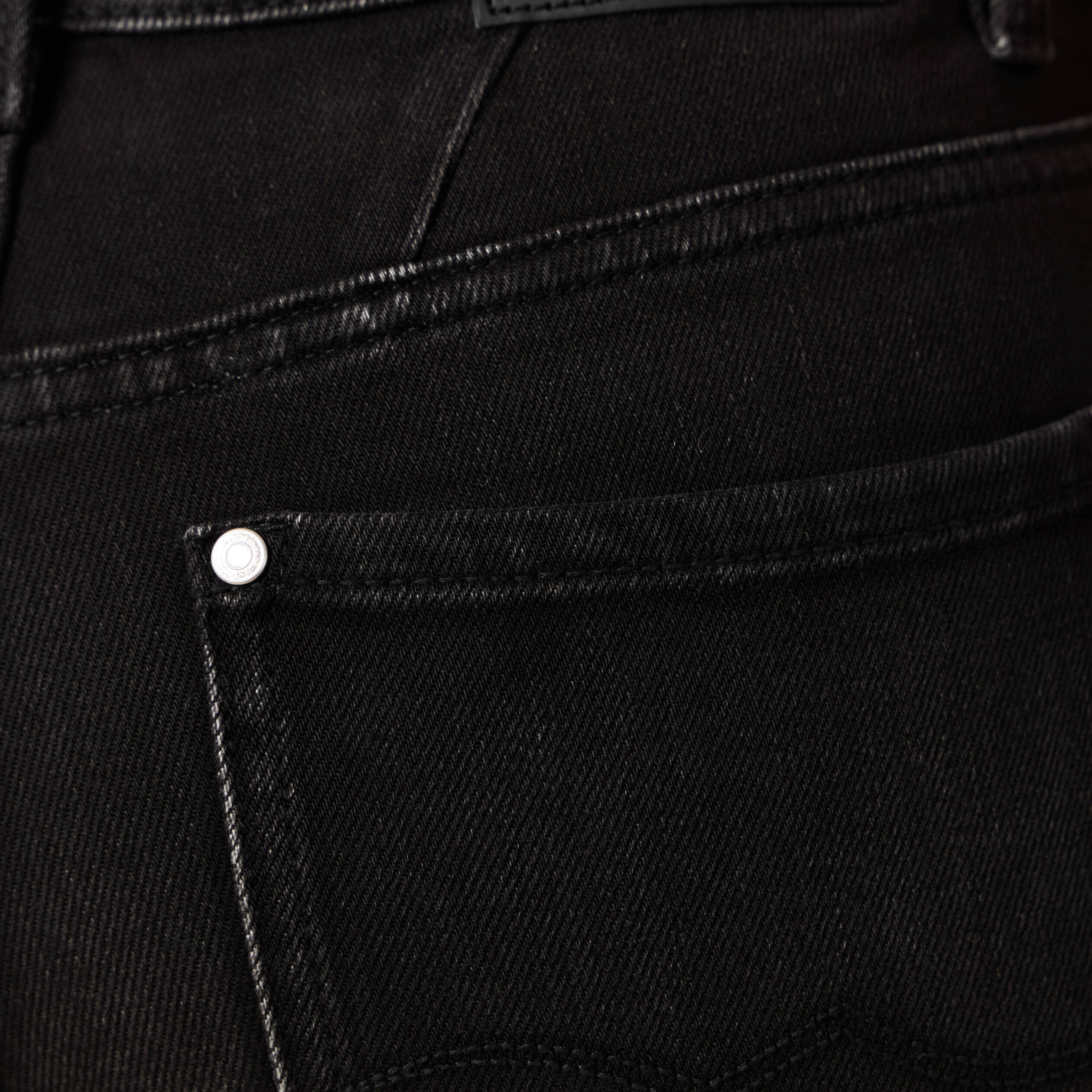 jeans flare taille haute denim noir femme Jeans flare taille haute denim noir femme