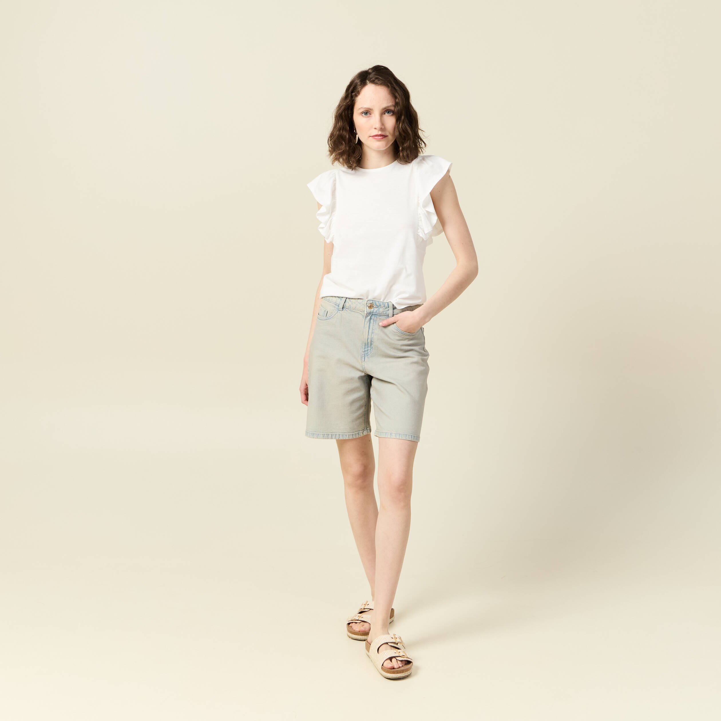debardeur sans manches blanc femme Débardeur sans manches blanc femme