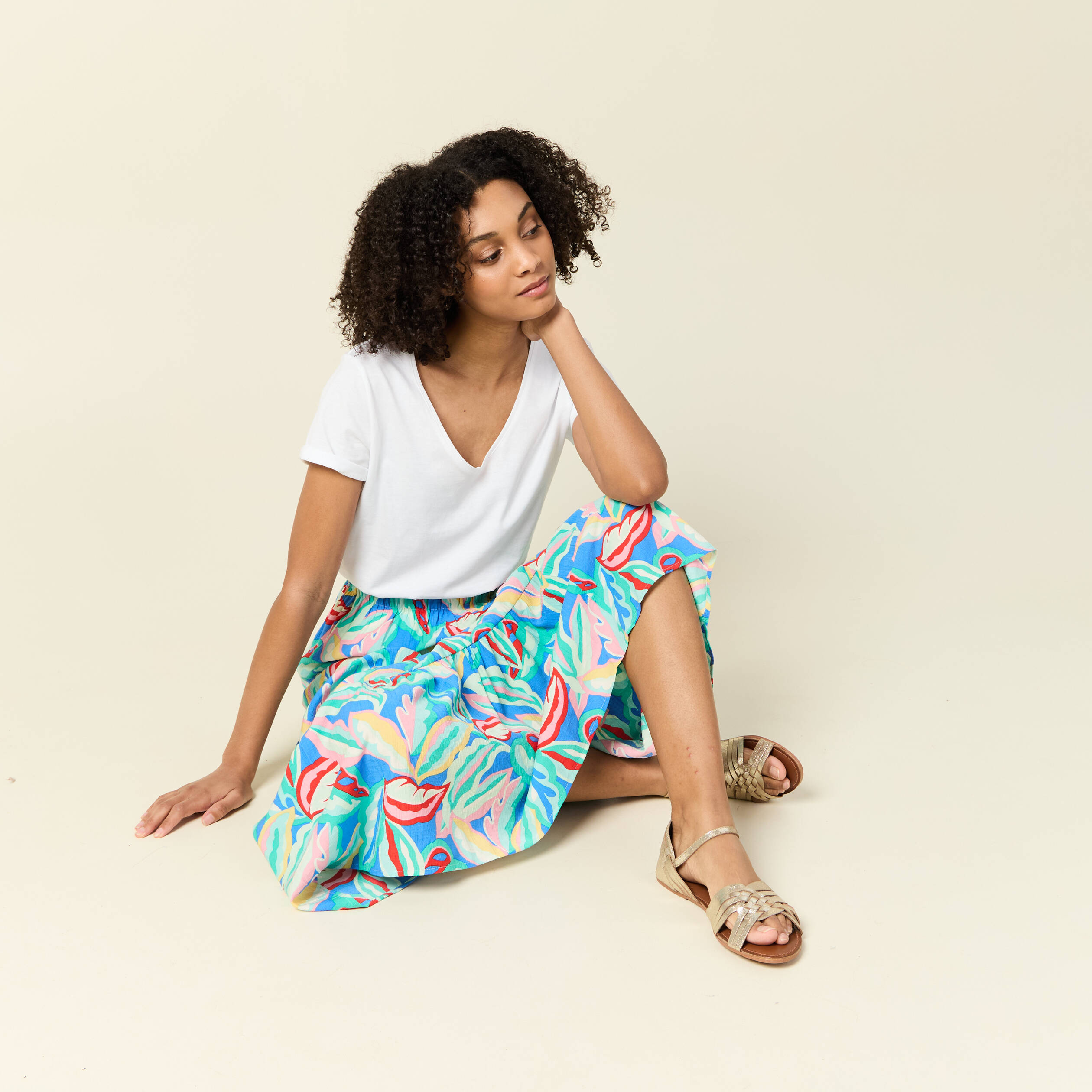 JUPE BALLON RAYE – Beaucoup Store