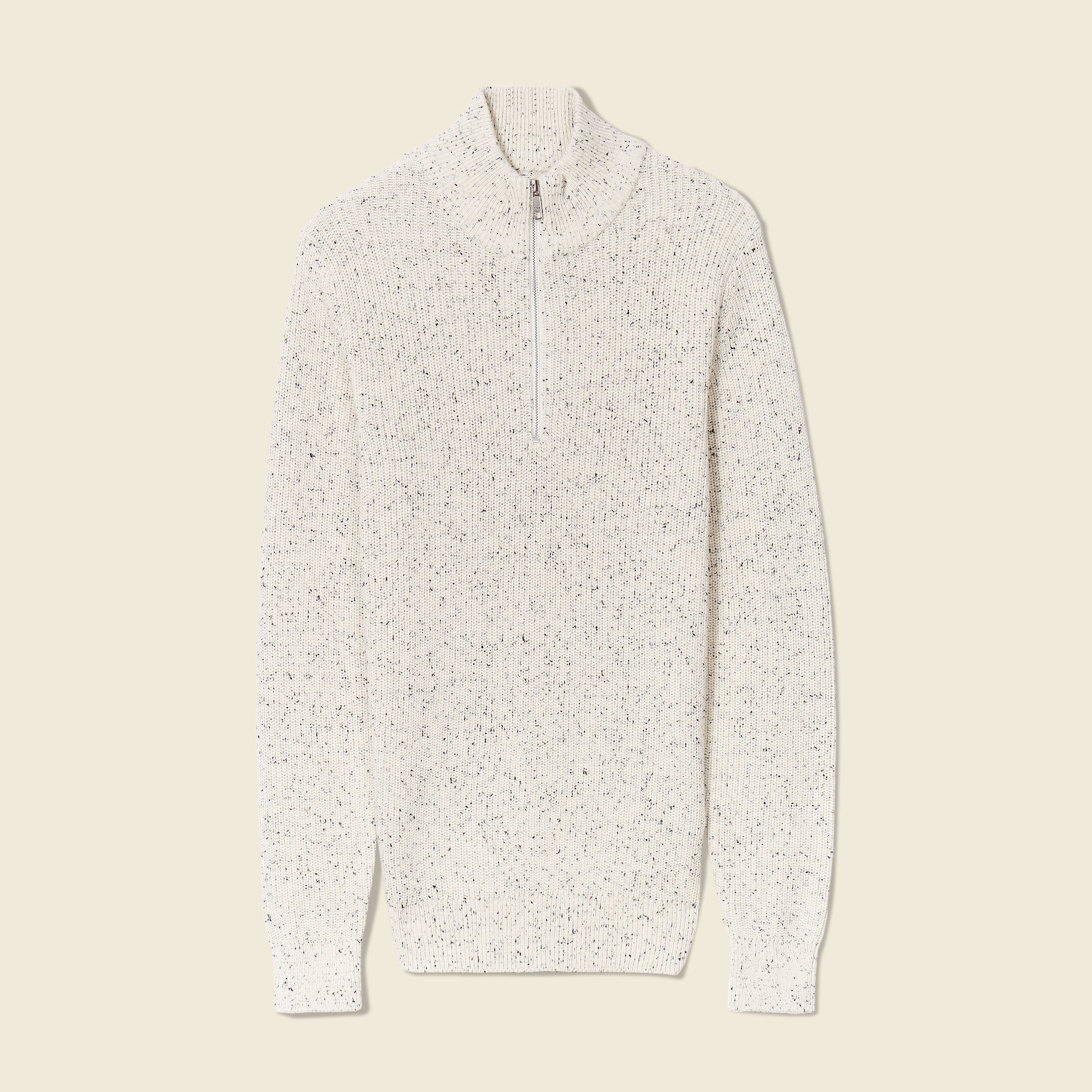 Pull manches longues ecru homme