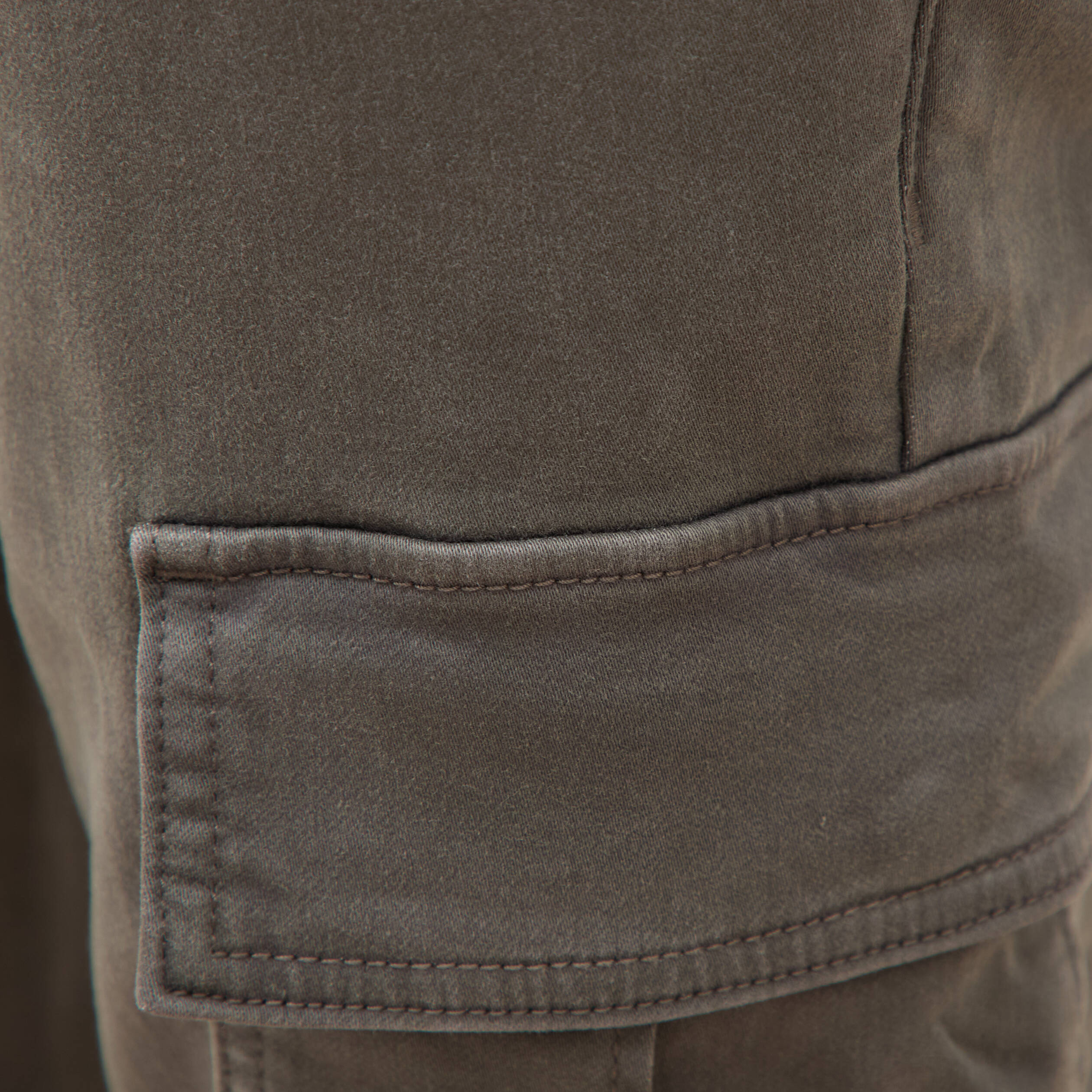 Pantalon battle bas resserr&eacute; vert fonc&eacute; homme