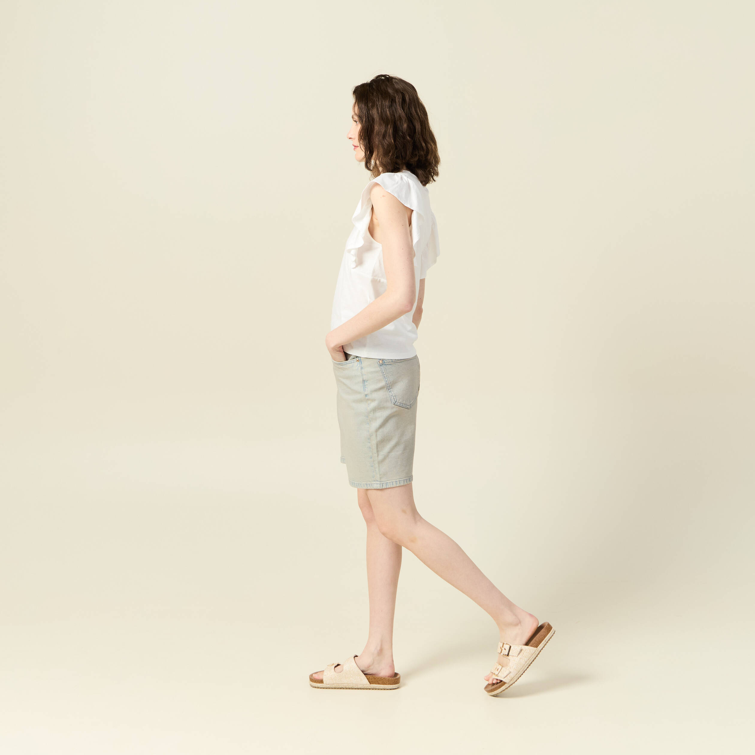 debardeur sans manches blanc femme Débardeur sans manches blanc femme