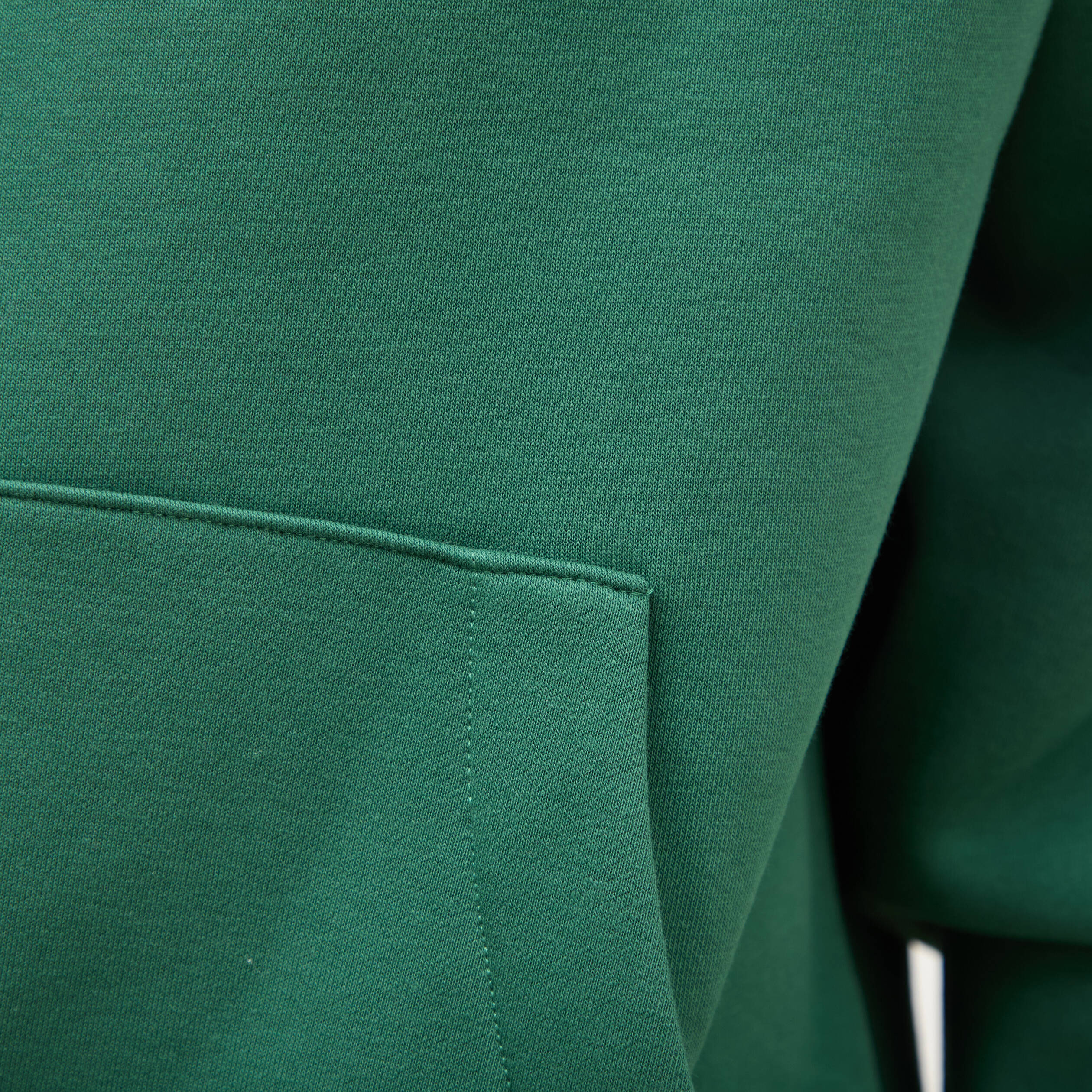 Sweat &agrave; capuche vert homme
