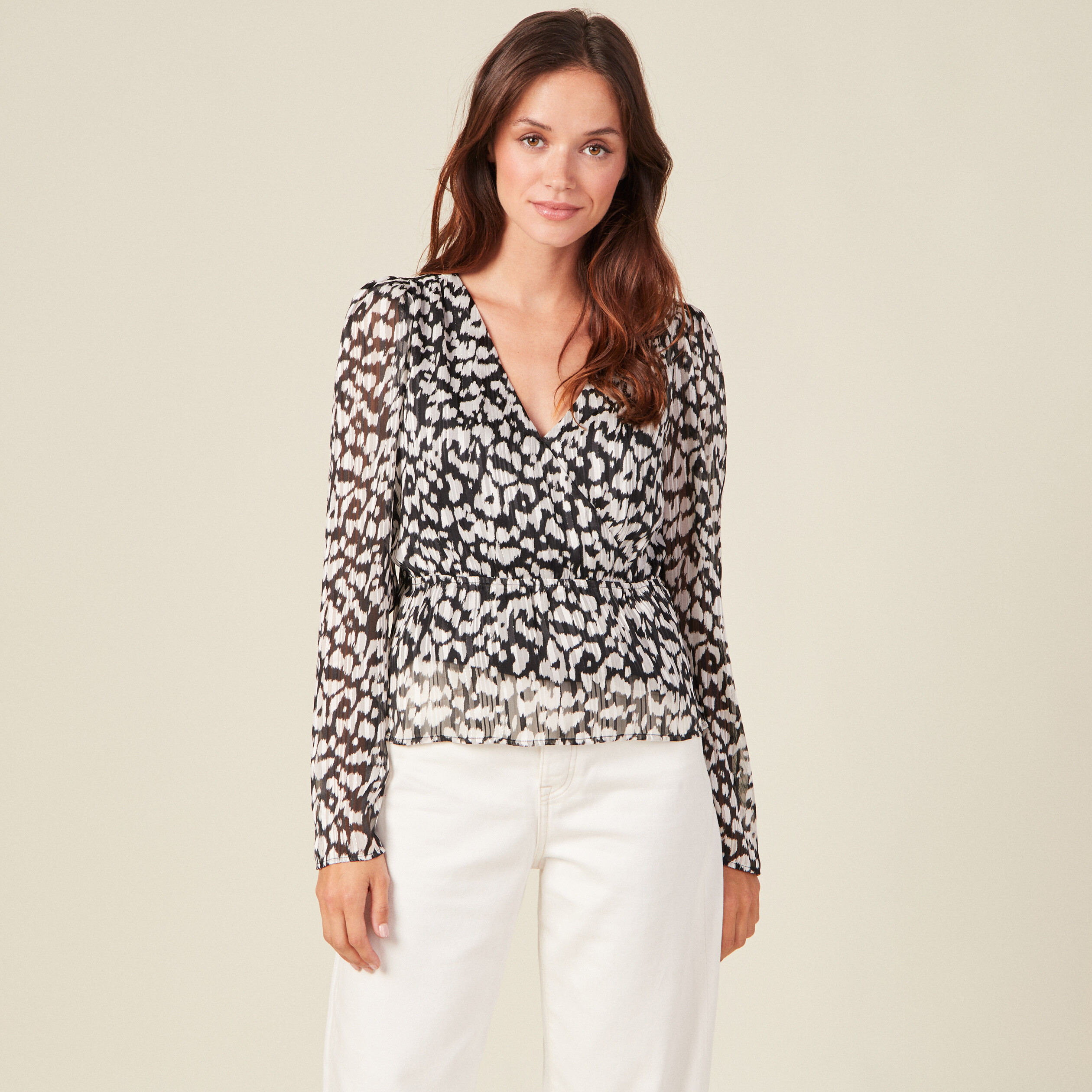 blouse manches longues noir femme Blouse manches longues noir femme