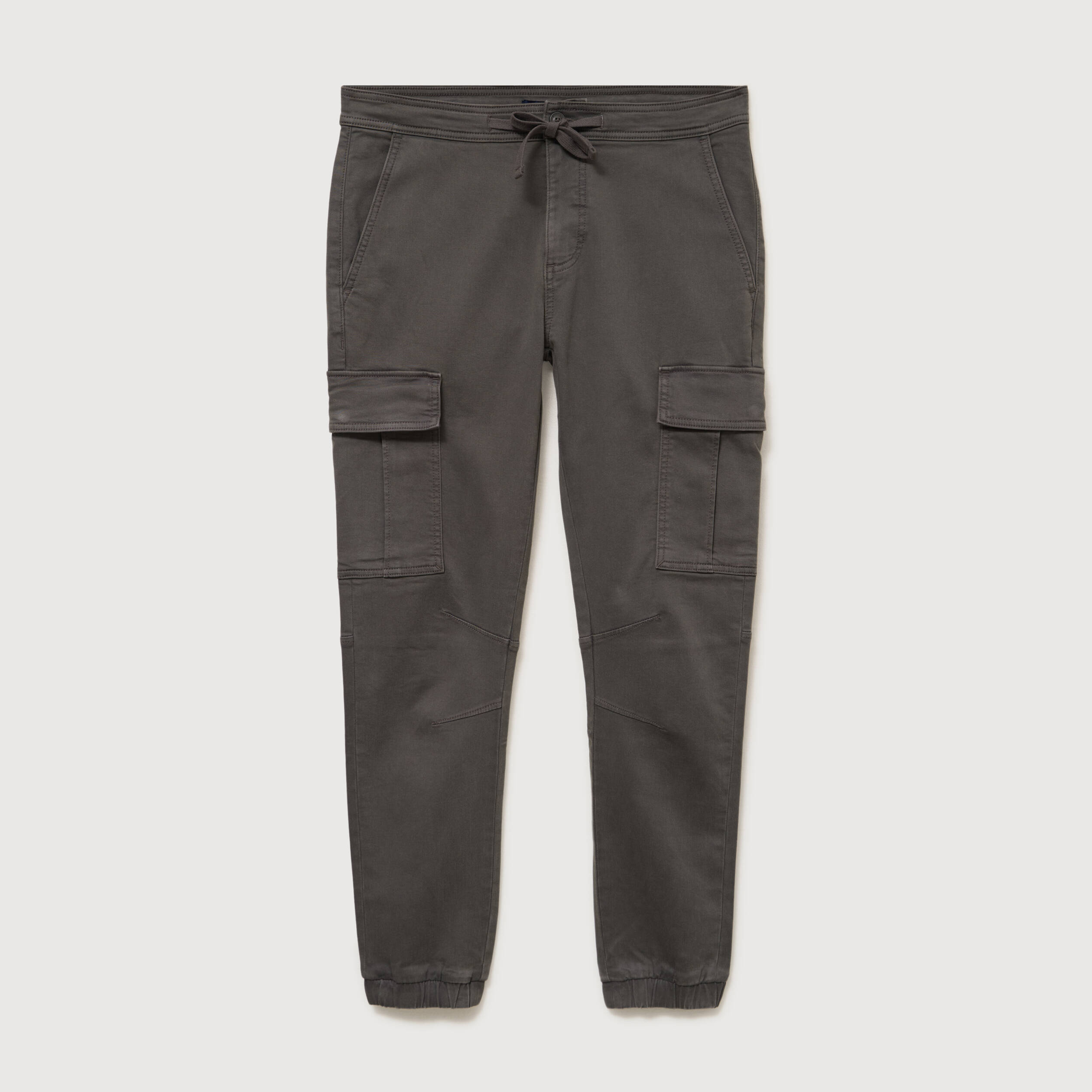 Pantalon battle bas resserr&eacute; vert fonc&eacute; homme