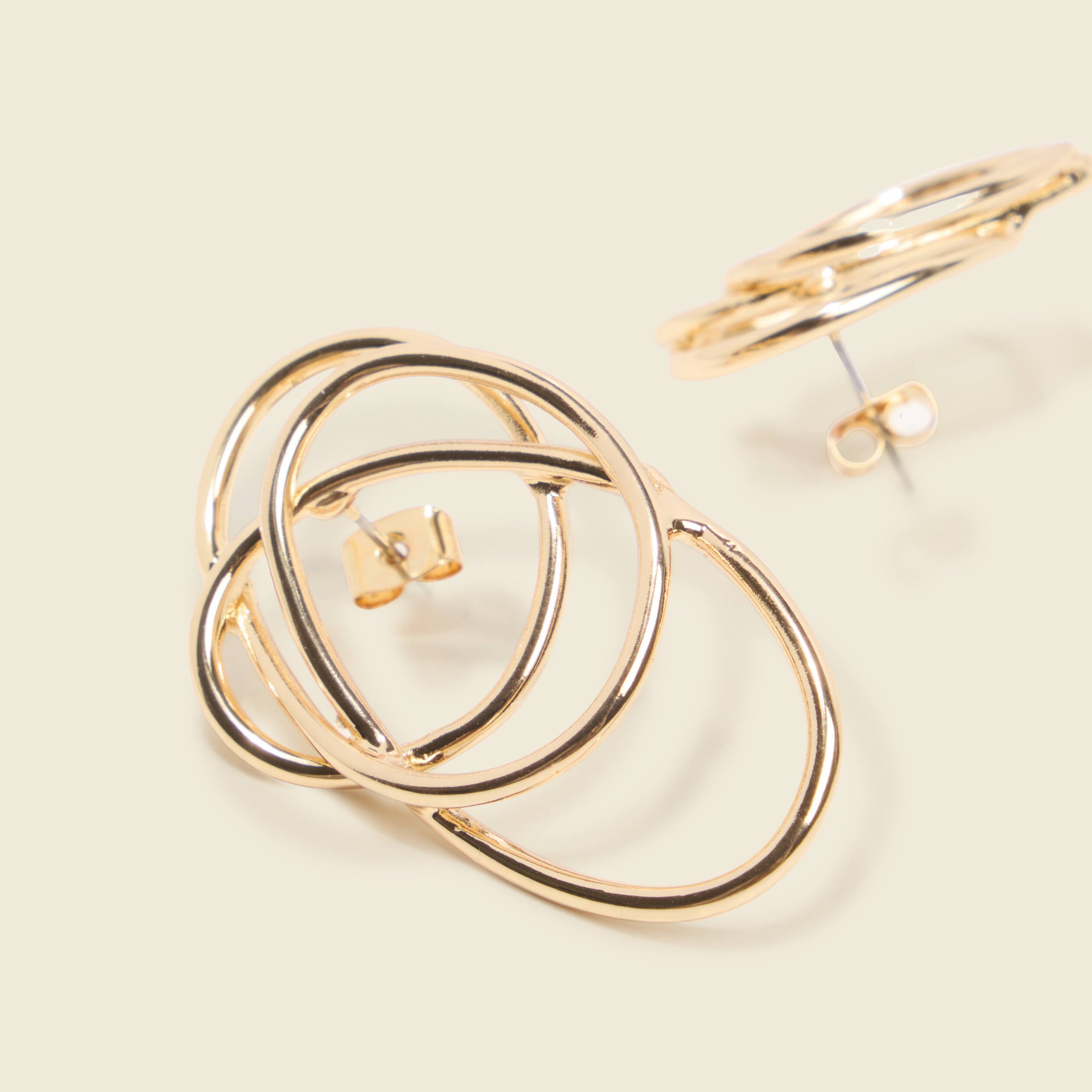 Boucles d'oreilles couleur or femme