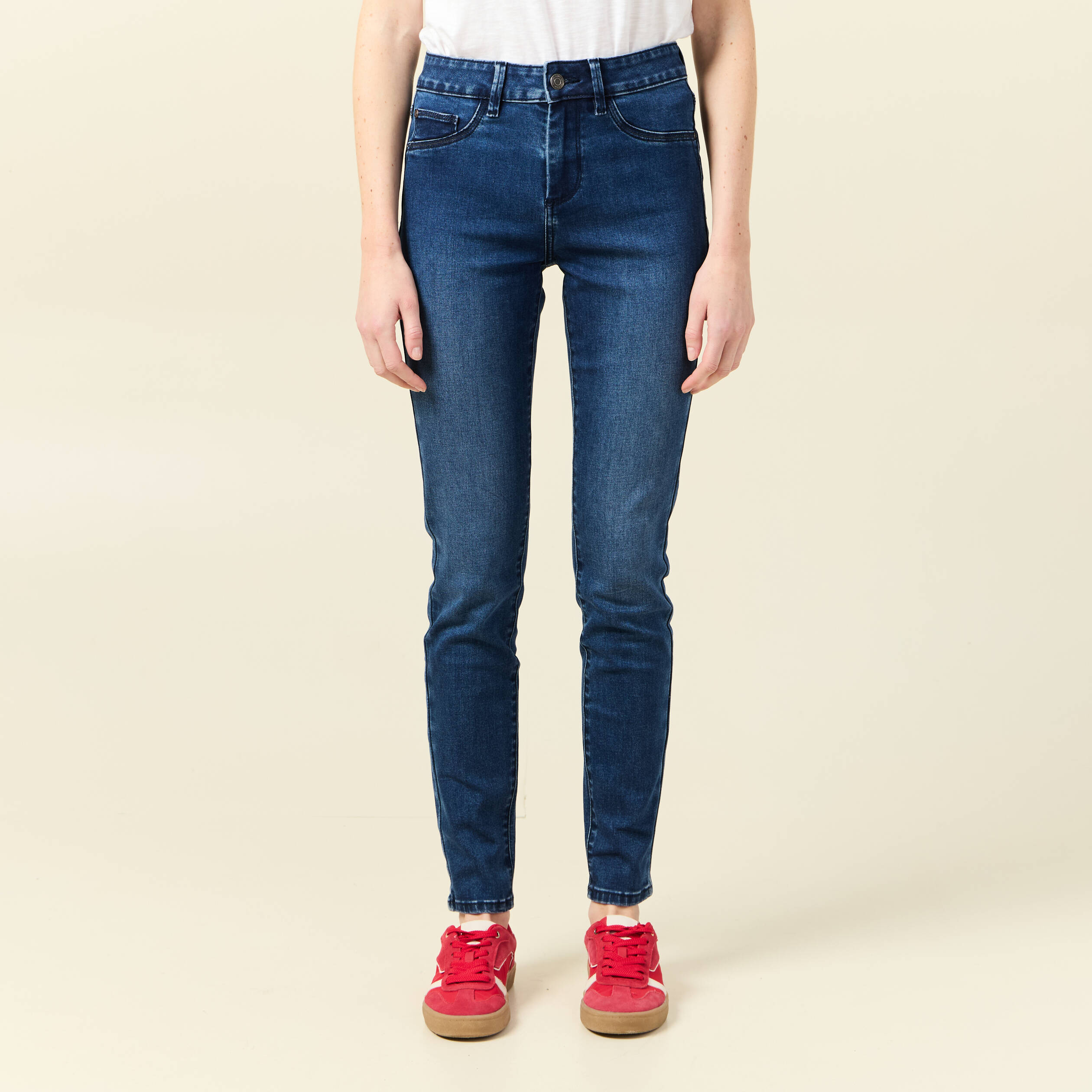 jeans lou jegging denim stone femme Jeans Lou - jegging denim stone femme